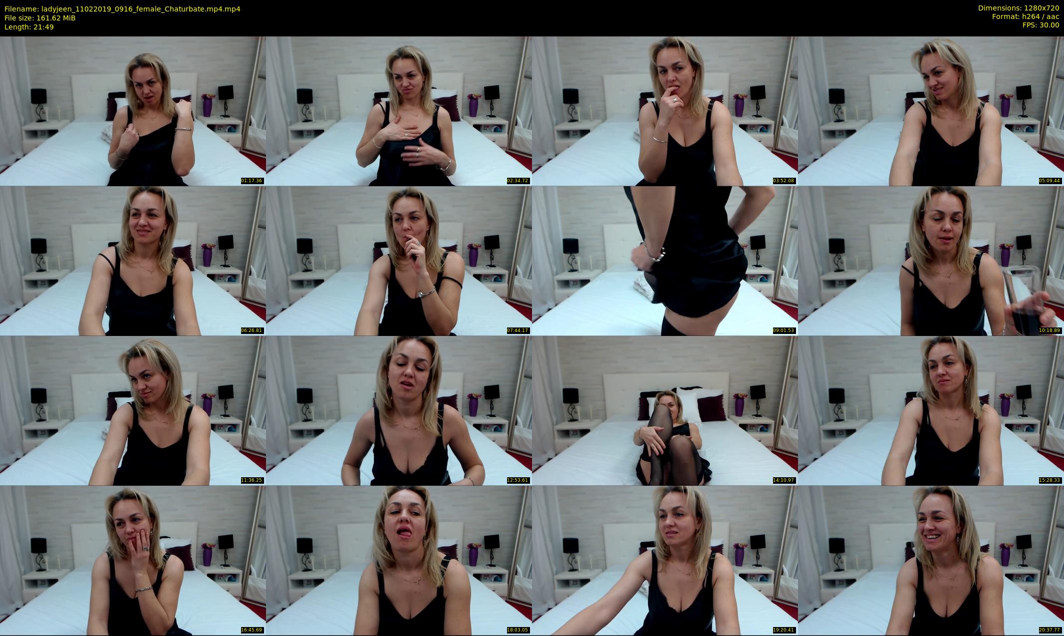 ladyjeen — 22 minute Chaturbate female cam show recording, 720p, Feb 11, 2019