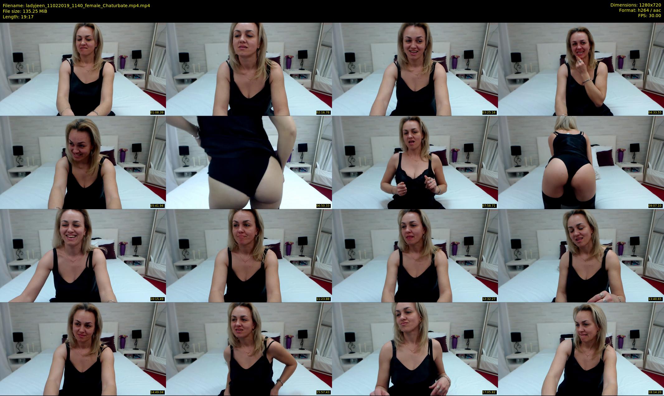 ladyjeen — 20 minute Chaturbate female cam show recording, 720p, Feb 11, 2019