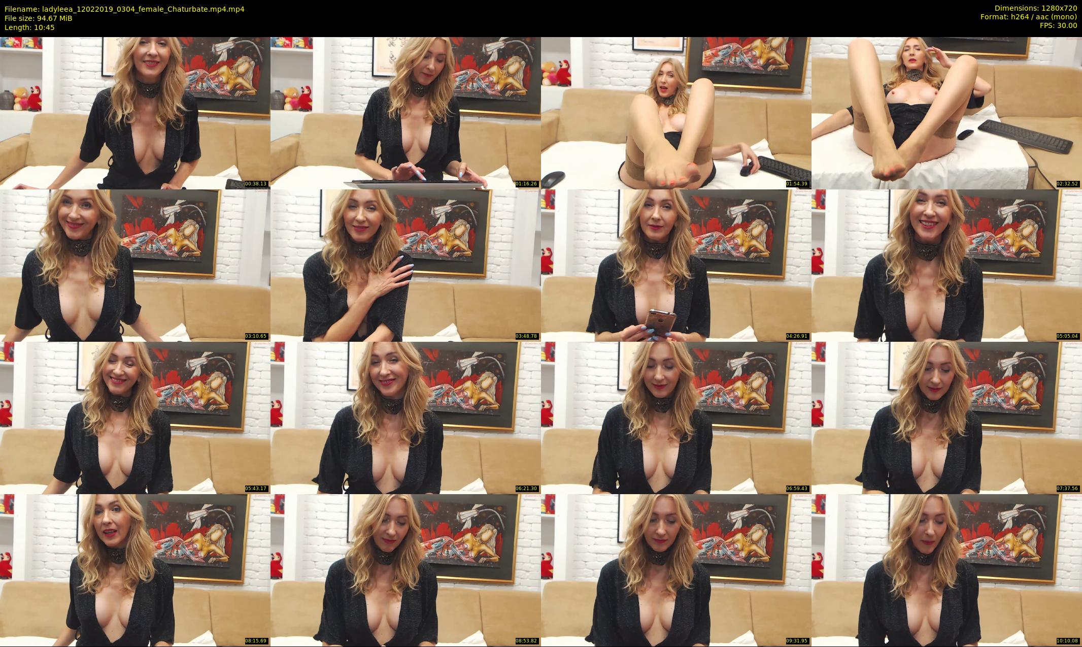 ladyleea — 11 minute Chaturbate female cam show recording, 720p, Feb 12, 2019