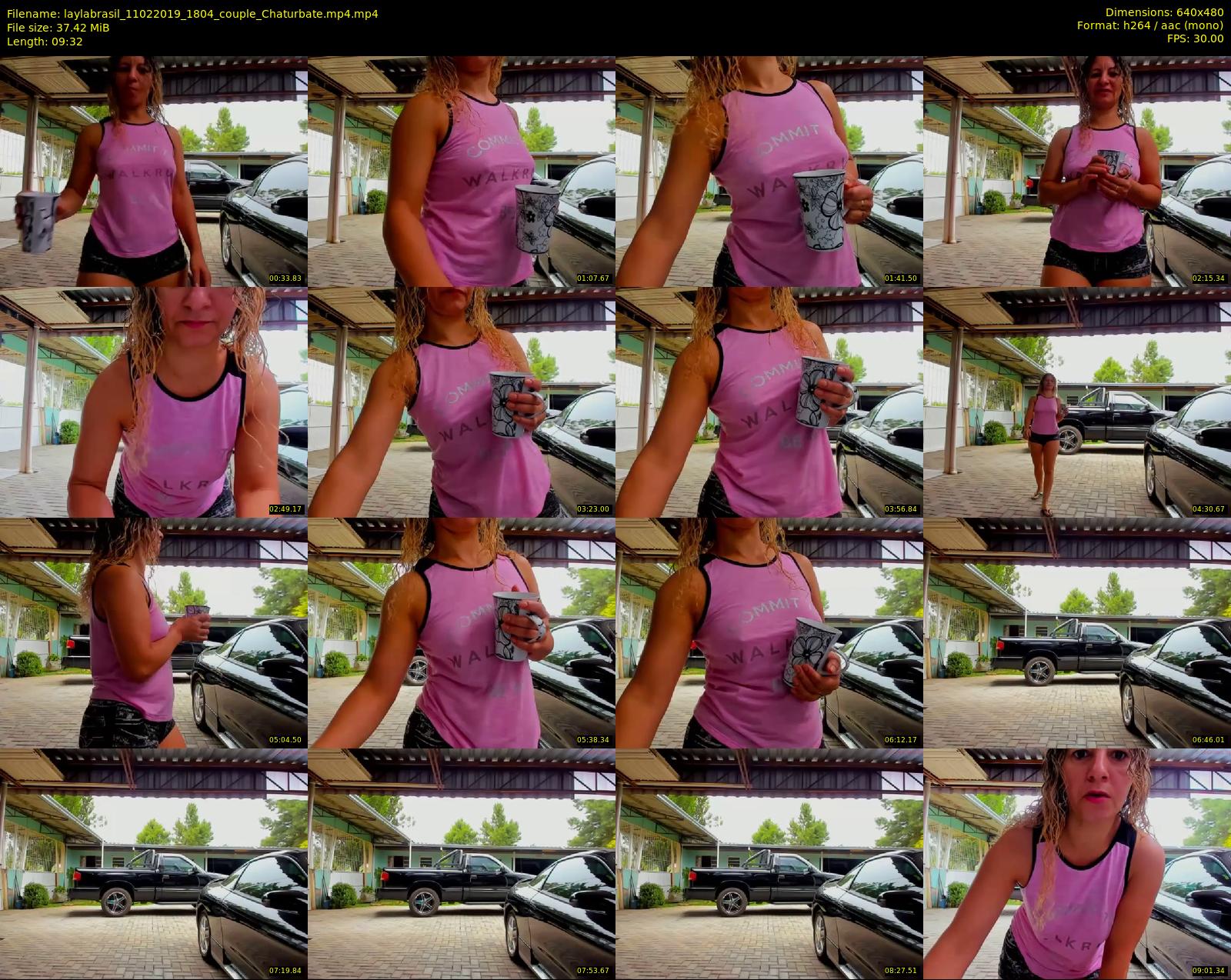 laylabrasil — 10 minute Chaturbate female cam show recording, 480p, Feb 11, 2019