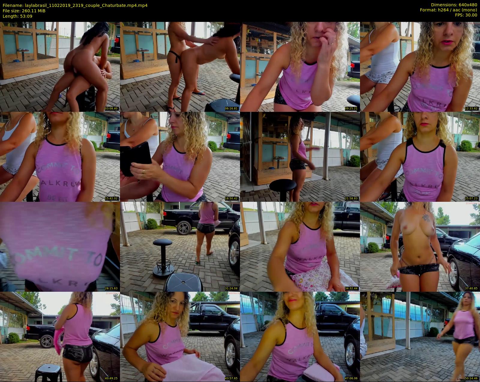 laylabrasil — 54 minute Chaturbate female cam show recording, 480p, Feb 11, 2019