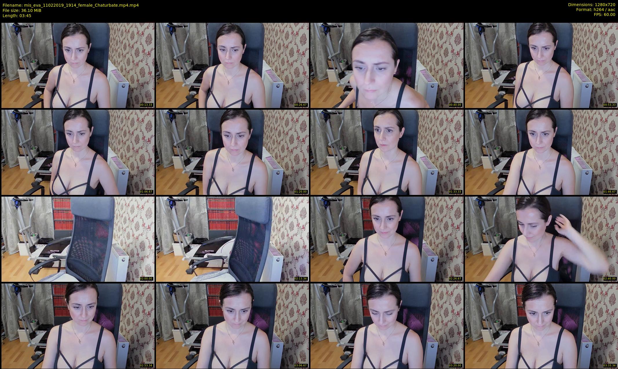 mis_eva — 4 minute Chaturbate female cam show recording, 720p, Feb 11, 2019