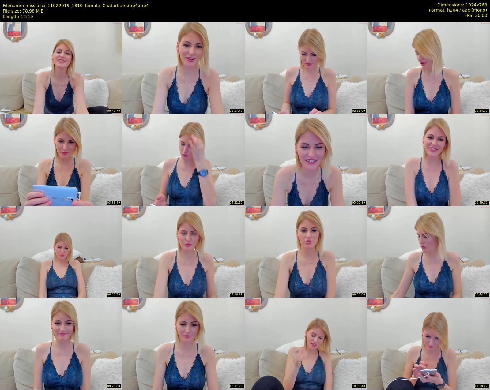misslucci — 13 minute Chaturbate female cam show recording, 720p, Feb 11, 2019