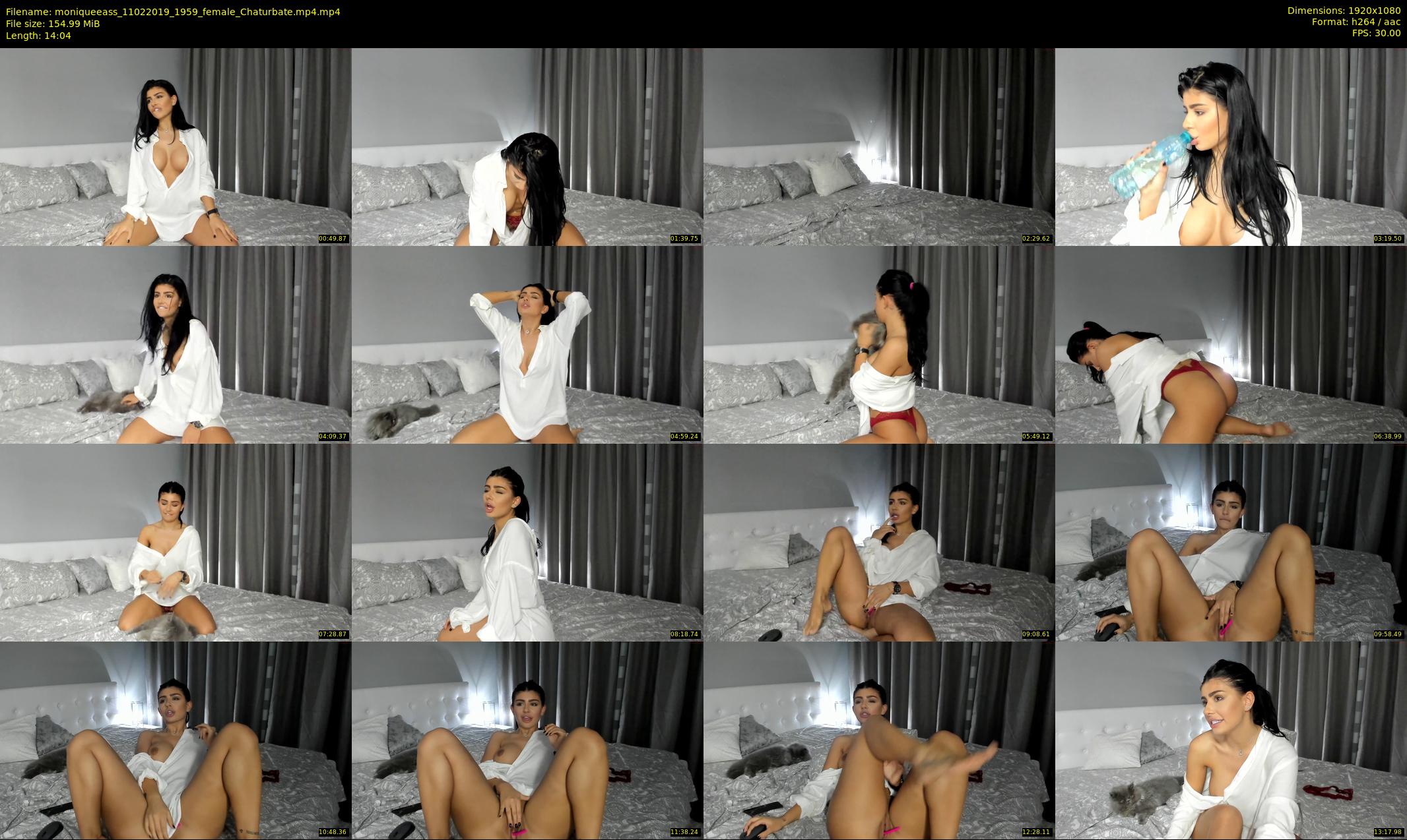 moniqueeass — 15 minute Chaturbate female cam show recording, 1080p, Feb 11, 2019