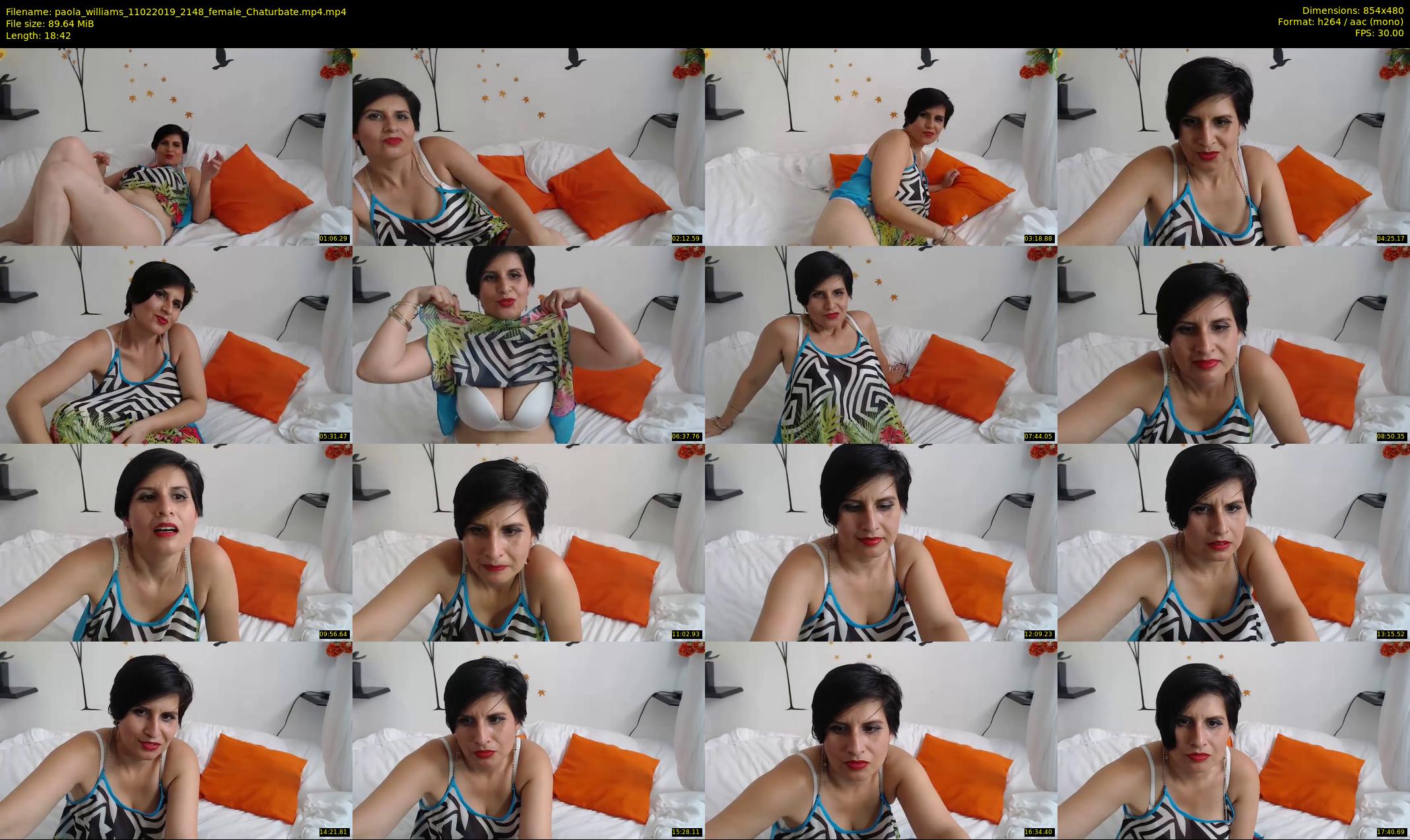 paola_williams — 19 minute Chaturbate female cam show recording, 480p, Feb 11, 2019