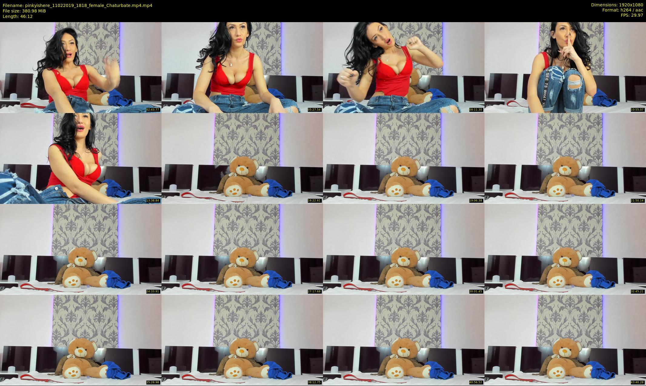 pinkyishere — 47 minute Chaturbate female cam show recording, 1080p, Feb 11, 2019