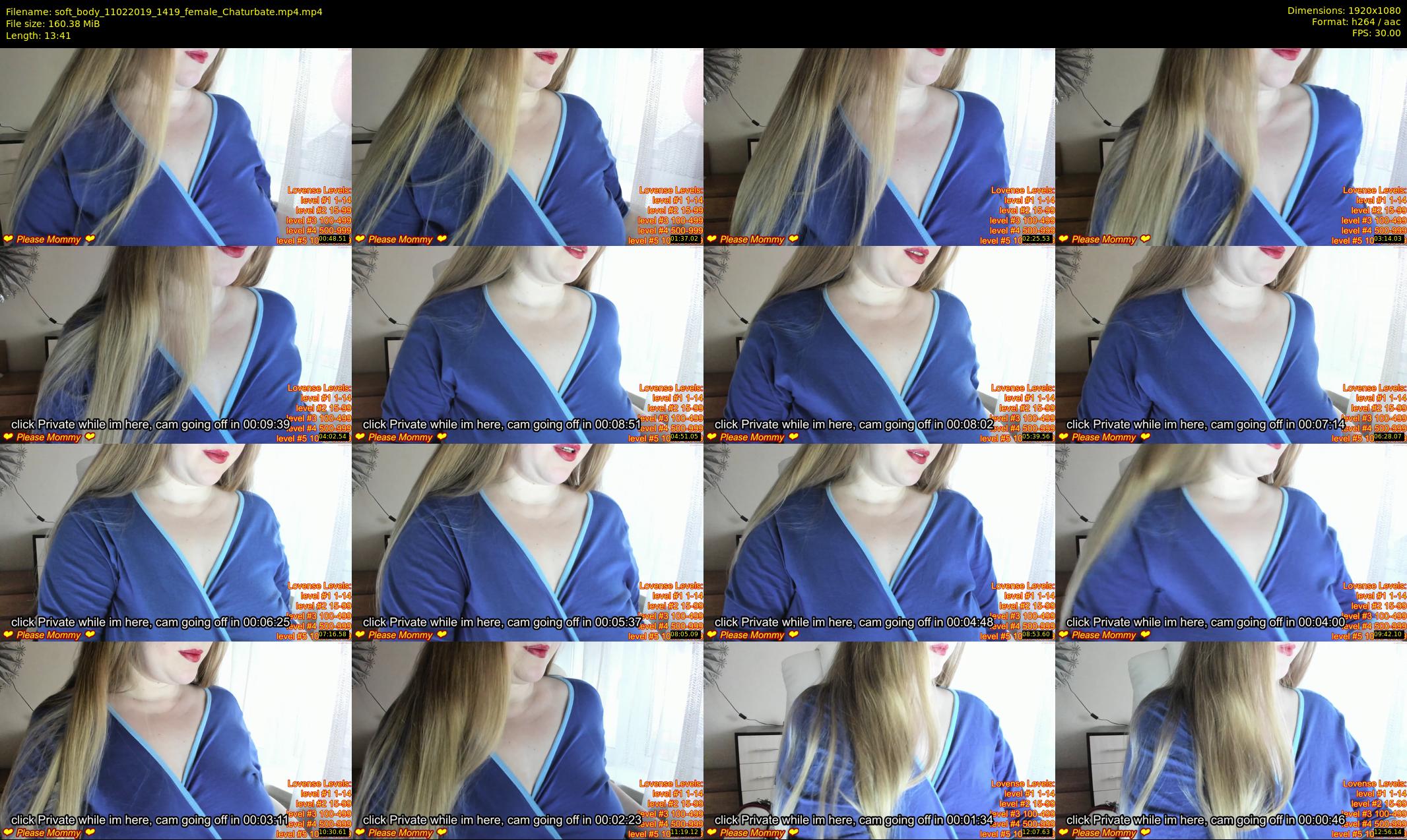 soft_body — 14 minute Chaturbate female cam show recording, 1080p, Feb 11, 2019