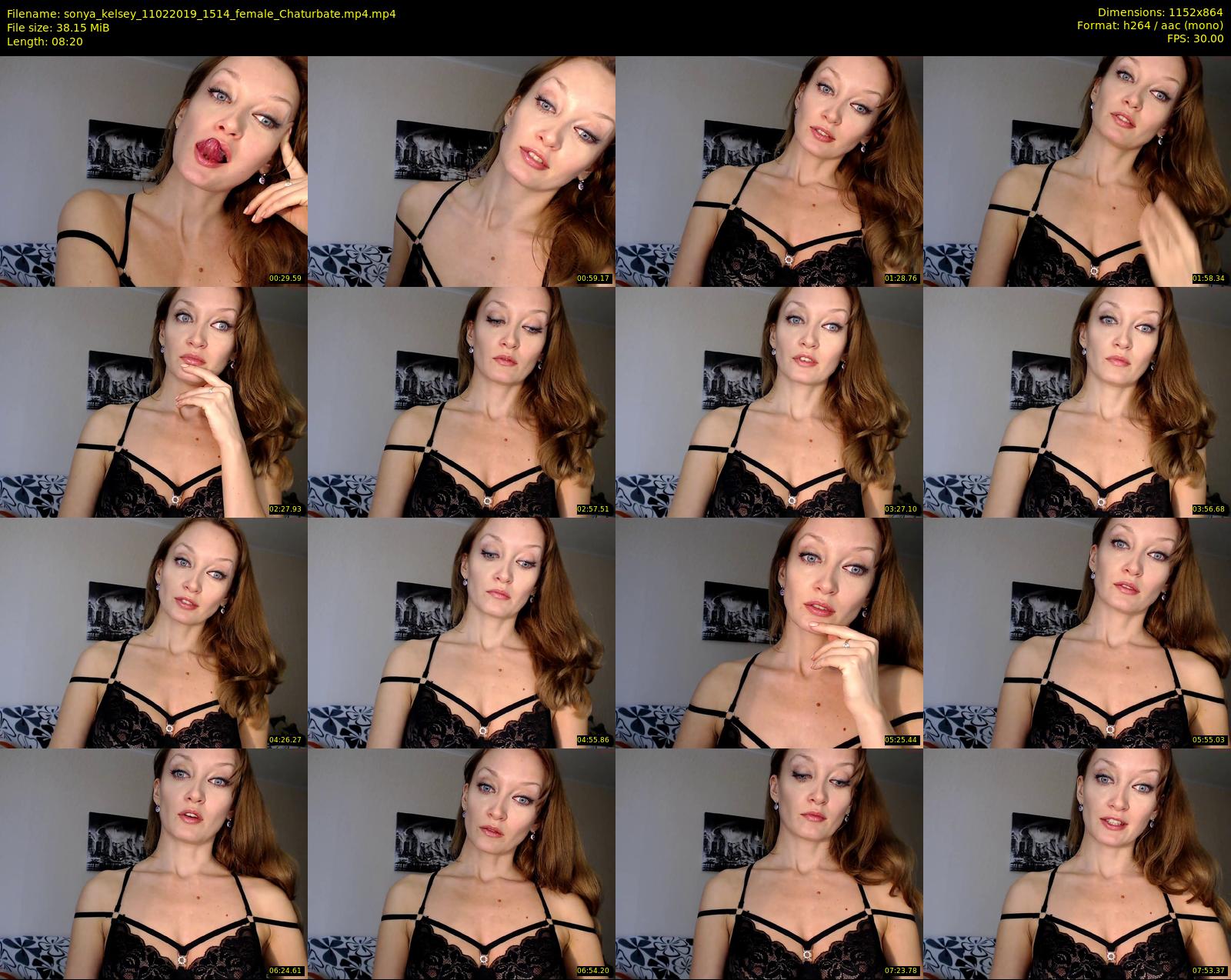 sonya_kelsey — 9 minute Chaturbate female cam show recording, 720p, Feb 11, 2019