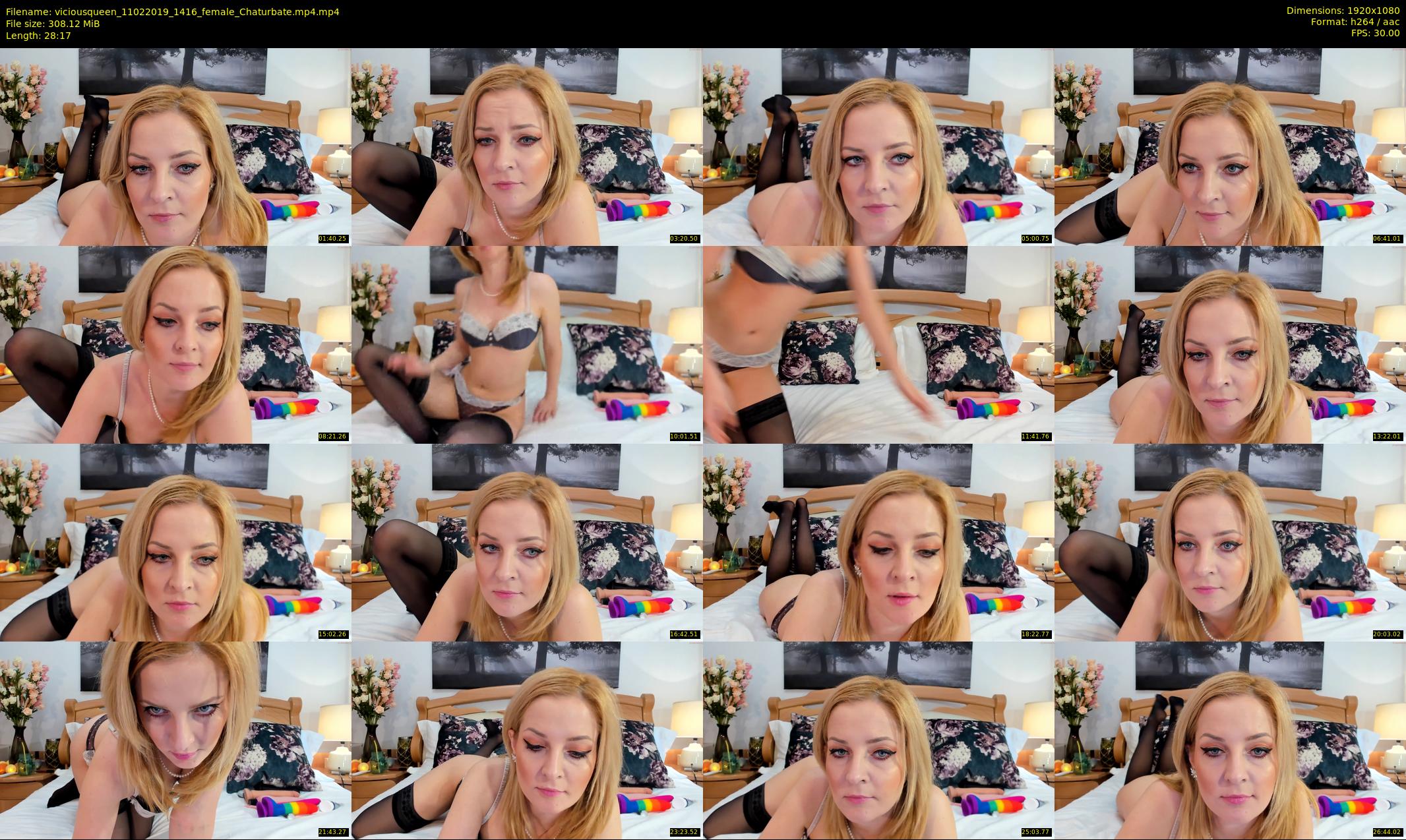 viciousqueen — 29 minute Chaturbate female cam show recording, 1080p, Feb 11, 2019