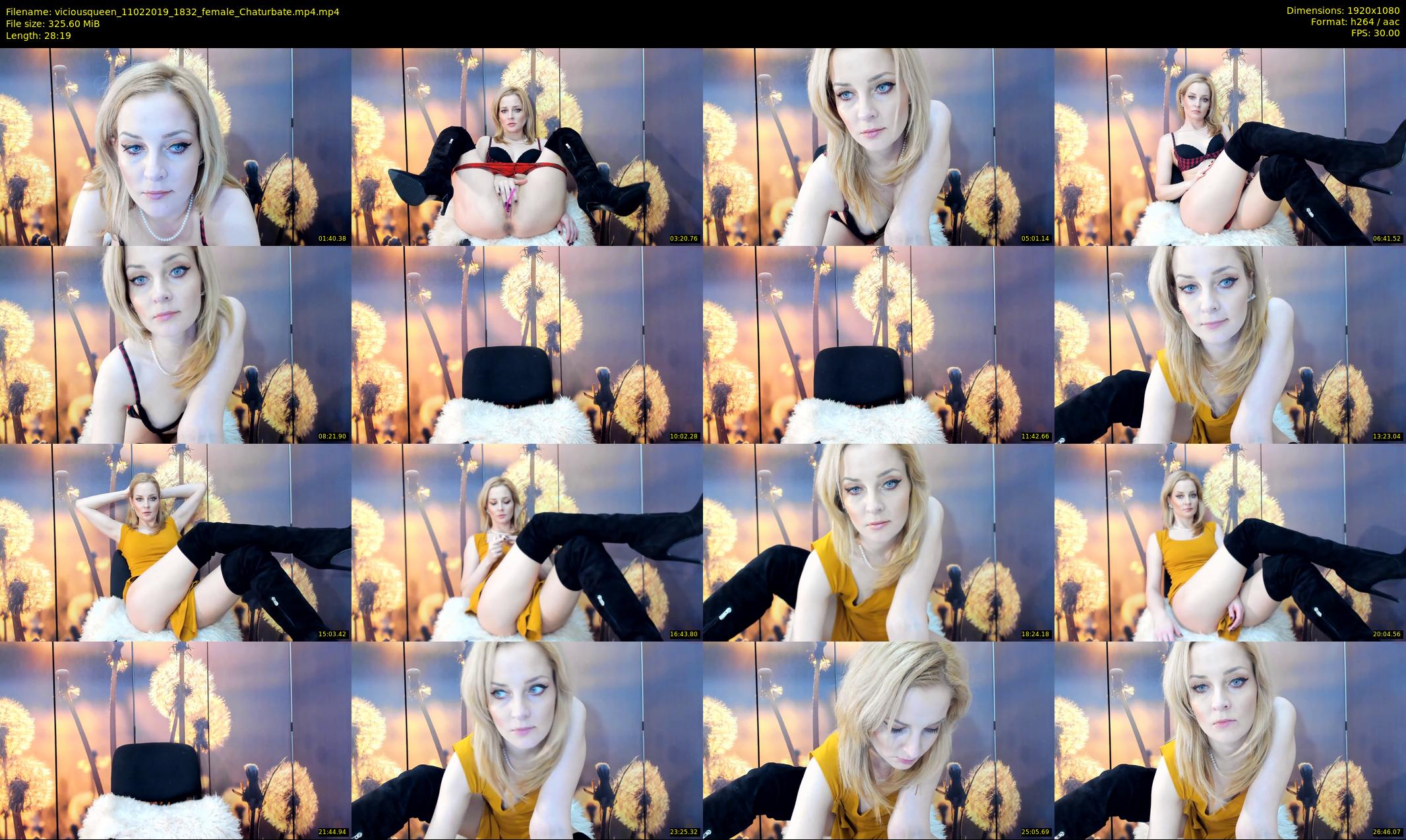 viciousqueen — 29 minute Chaturbate female cam show recording, 1080p, Feb 11, 2019