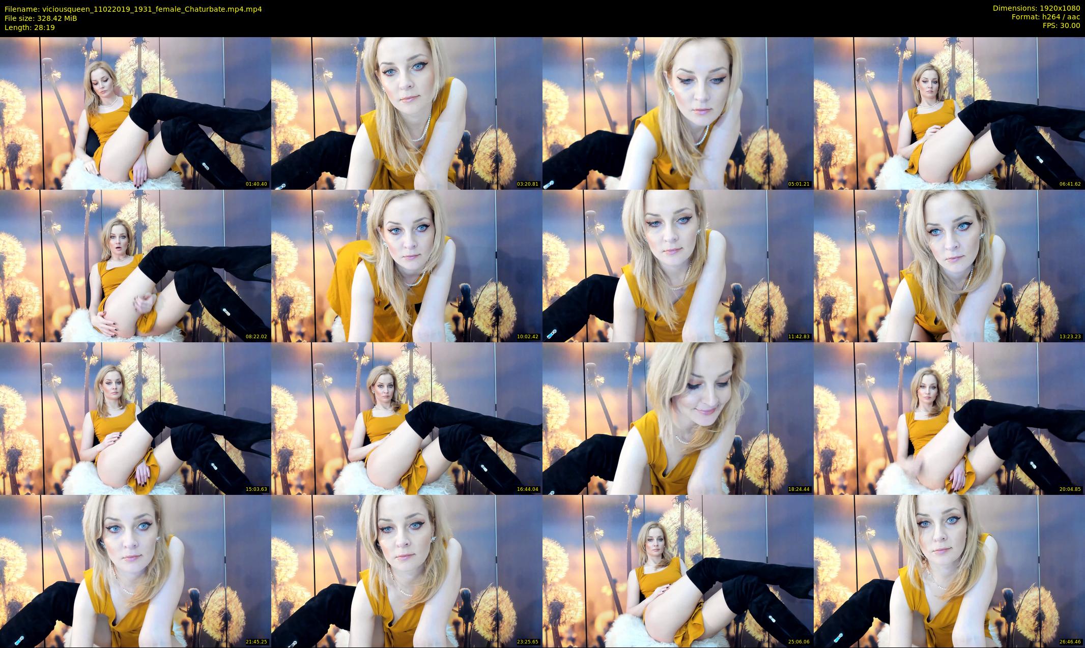 viciousqueen — 29 minute Chaturbate female cam show recording, 1080p, Feb 11, 2019