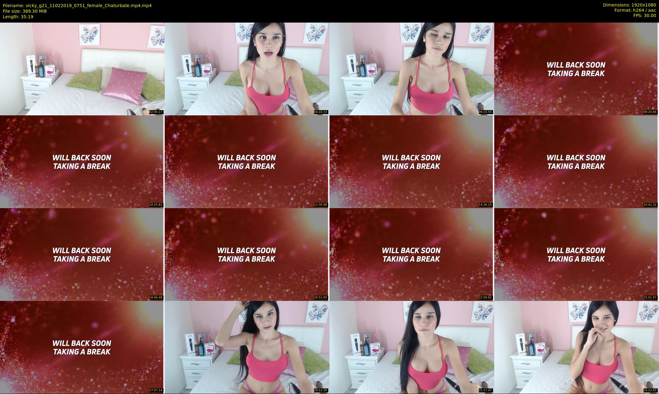 vicky_g21 — 36 minute Chaturbate female cam show recording, 1080p, Feb 11, 2019