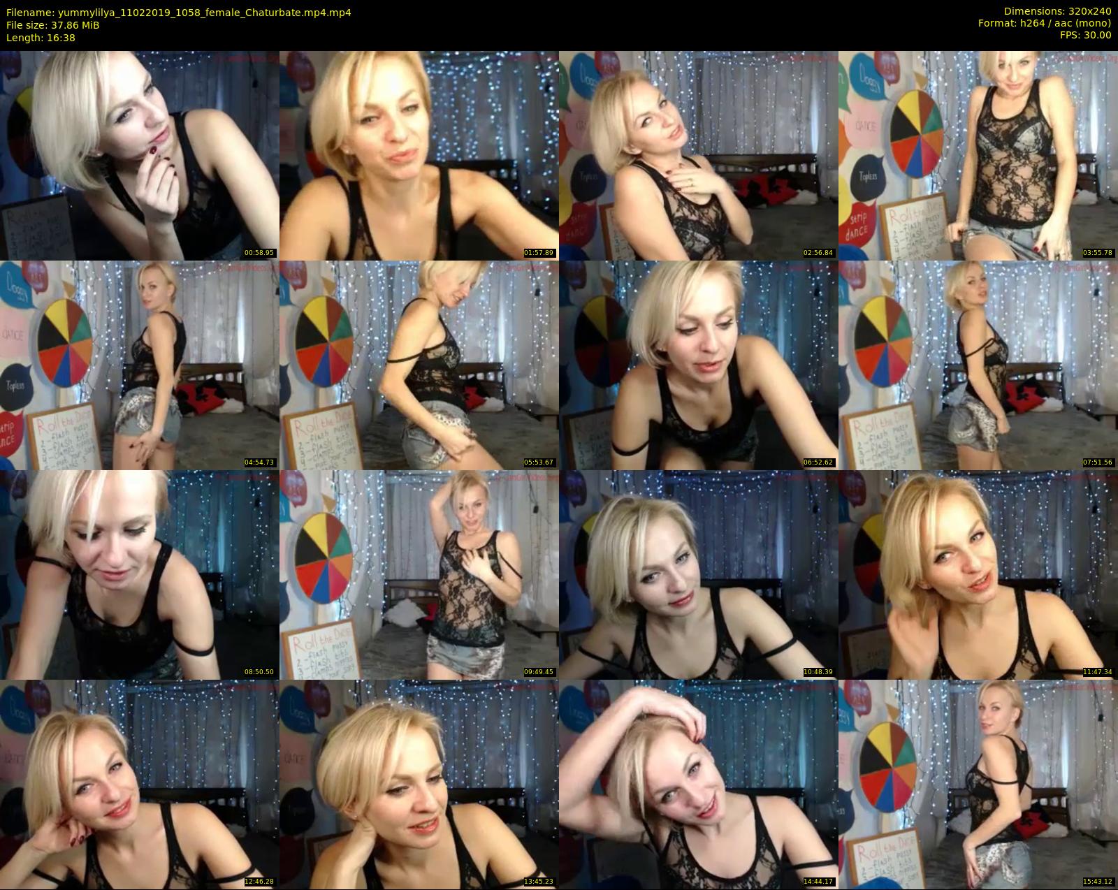yummylilya — 17 minute Chaturbate female cam show recording, SD, Feb 11, 2019