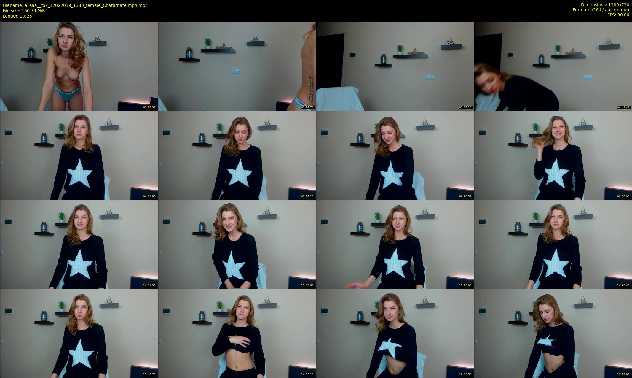 alisaa__fox — 21 minute Chaturbate female cam show recording, 720p, Feb 12, 2019
