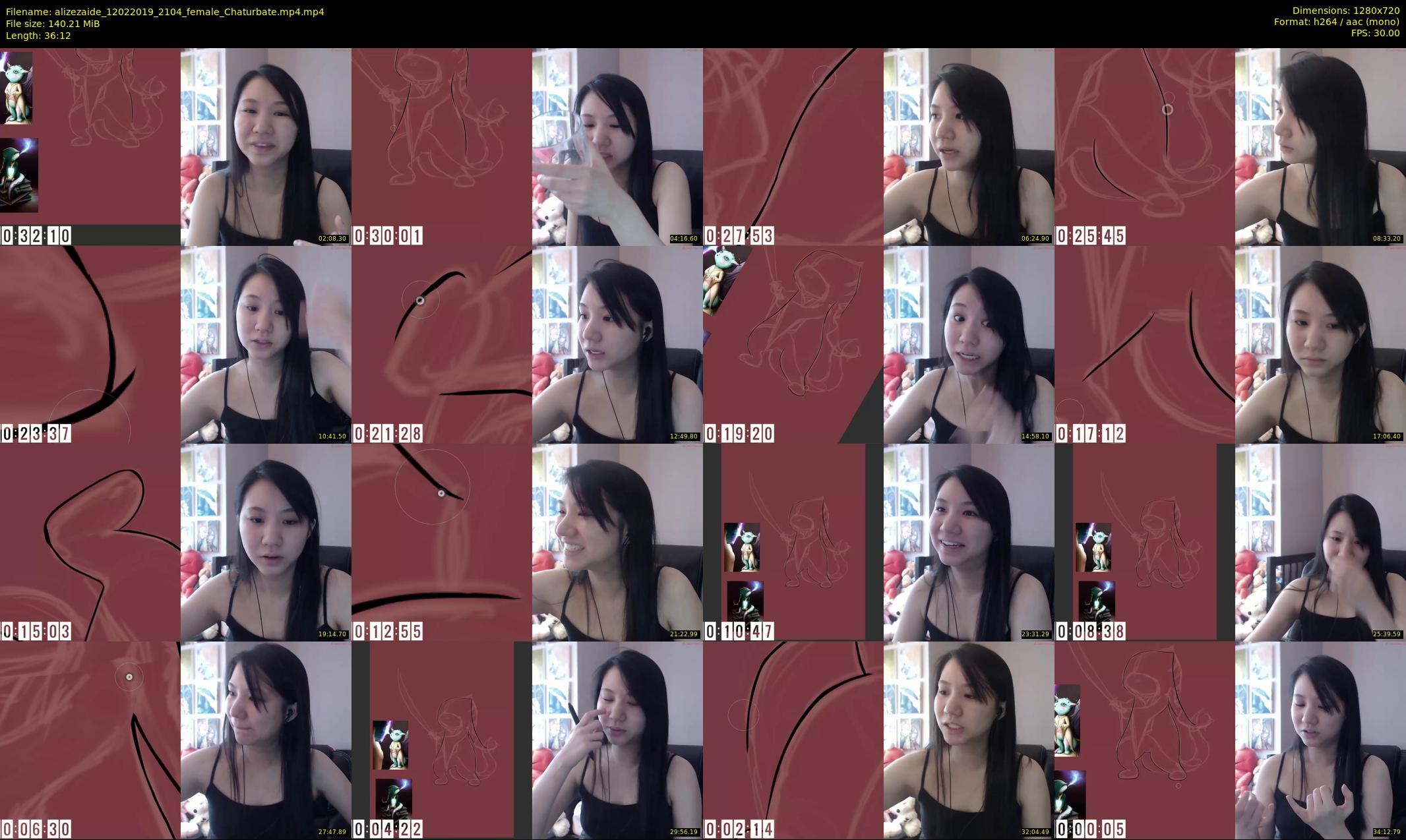alizezaide — 37 minute Chaturbate female cam show recording, 720p, Feb 12, 2019