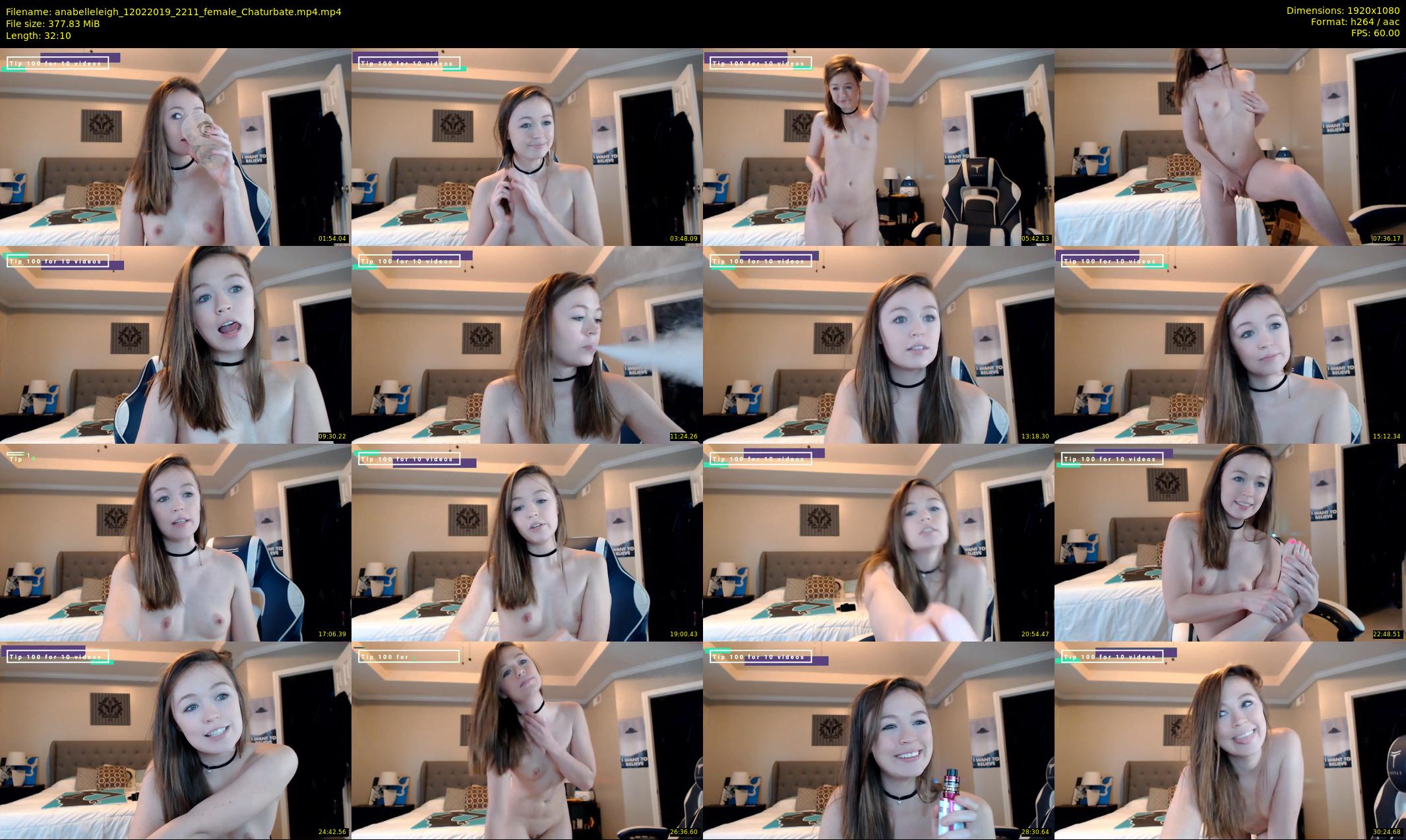 anabelleleigh — 33 minute Chaturbate female cam show recording, 1080p, Feb 12, 2019