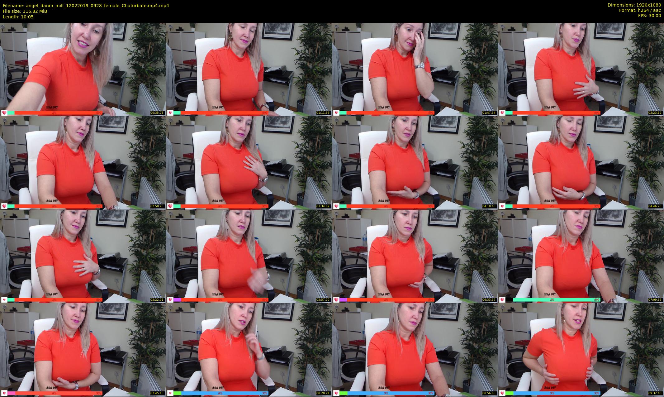 angel_danm_milf — 11 minute Chaturbate female cam show recording, 1080p, Feb 12, 2019