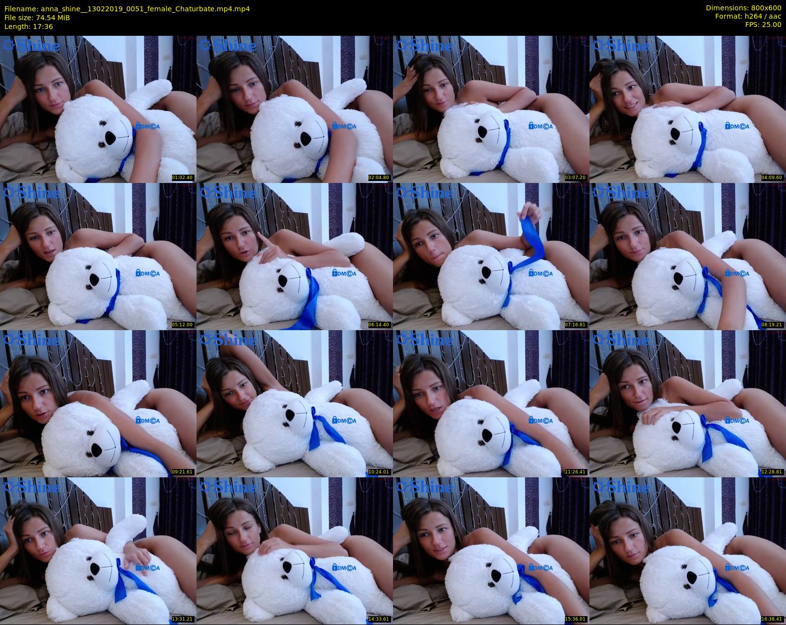 anna_shine_ — 18 minute Chaturbate female cam show recording, 480p, Feb 13, 2019