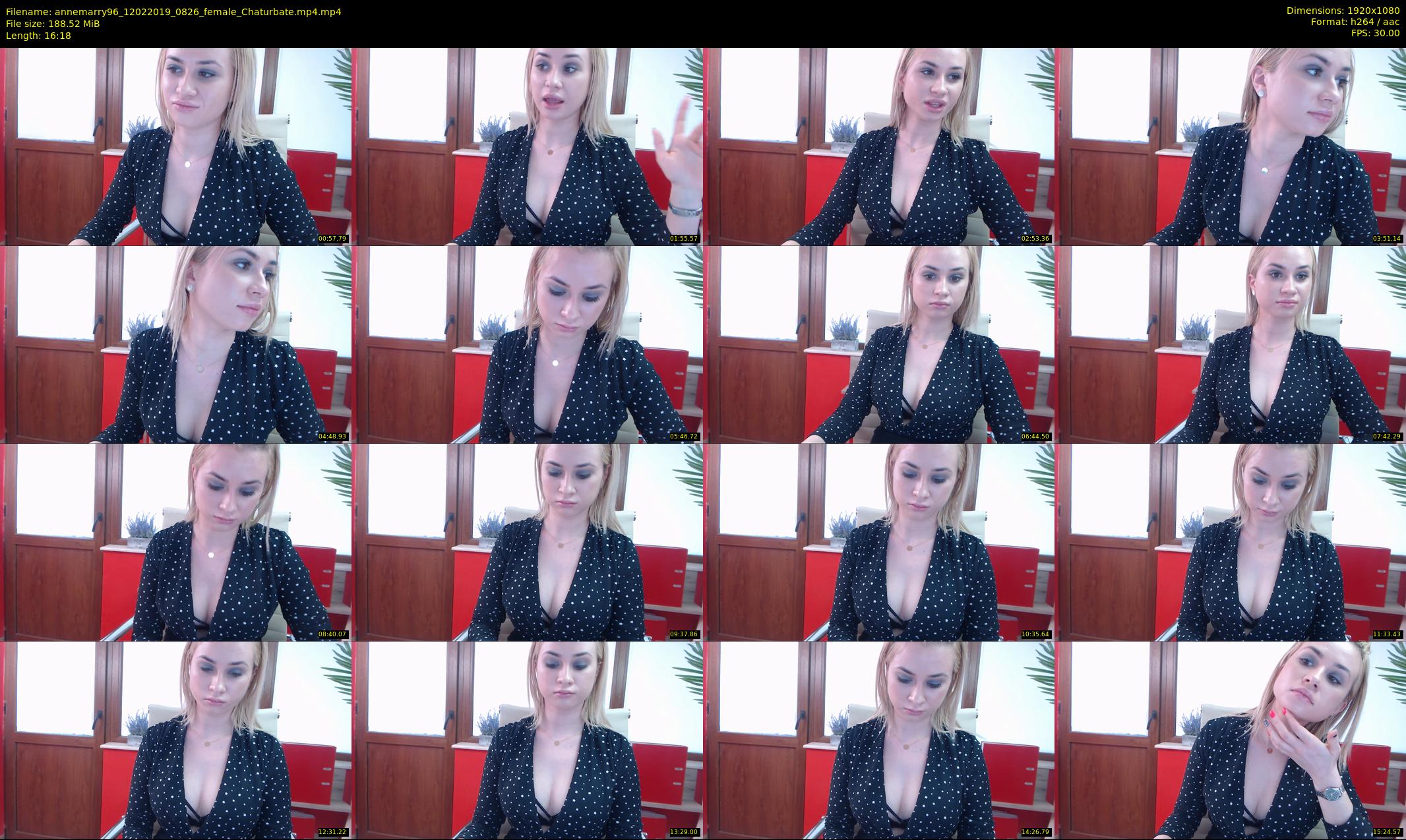 annemarry96 — 17 minute Chaturbate female cam show recording, 1080p, Feb 12, 2019