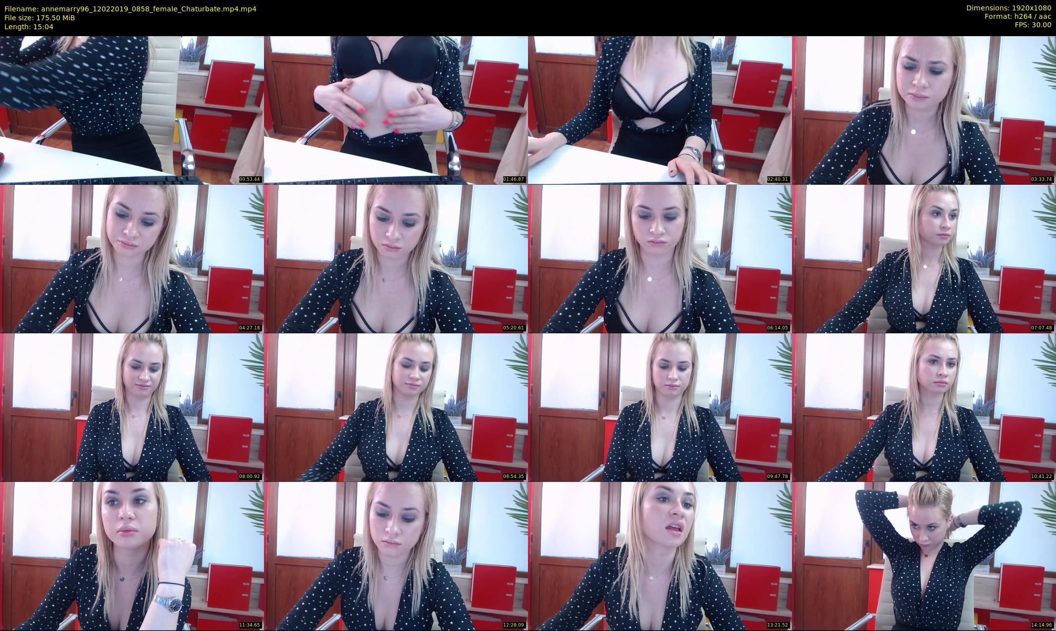 annemarry96 — 16 minute Chaturbate female cam show recording, 1080p, Feb 12, 2019