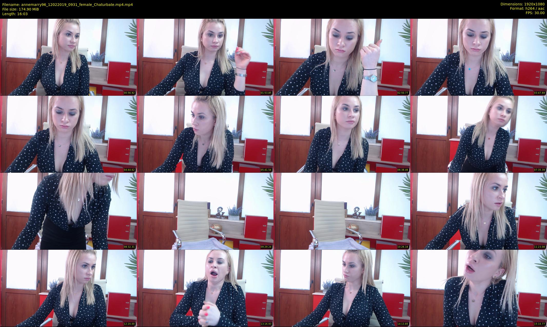 annemarry96 — 17 minute Chaturbate female cam show recording, 1080p, Feb 12, 2019