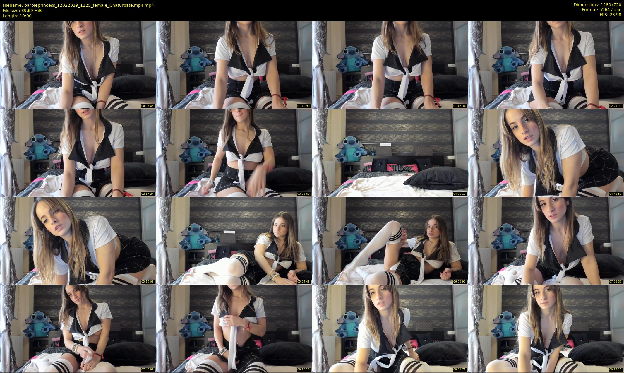 barbieprincess — 10 minute Chaturbate female cam show recording, 720p, Feb 12, 2019