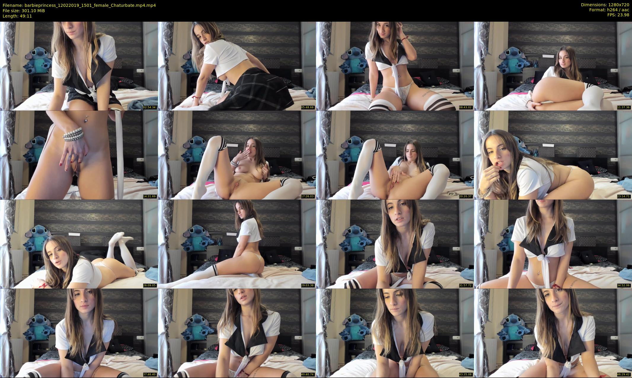 barbieprincess — 50 minute Chaturbate female cam show recording, 720p, Feb 12, 2019