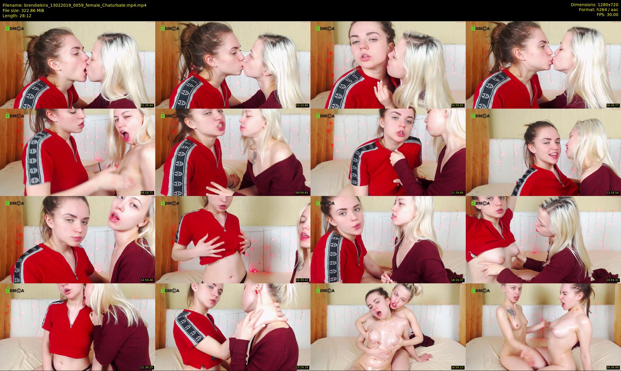 brendiekira — 29 minute Chaturbate couple cam show recording, 720p, Feb 13, 2019