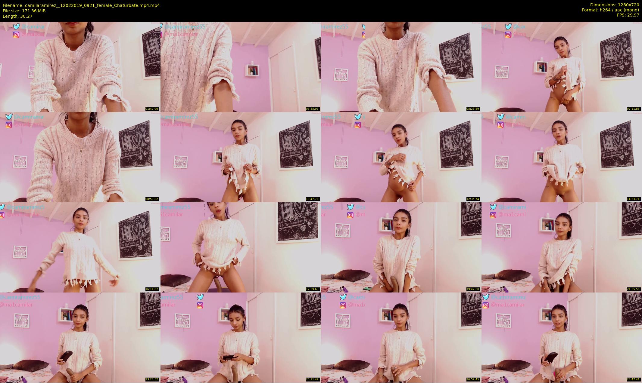 camilaramirez_ — 31 minute Chaturbate female cam show recording, 720p, Feb 12, 2019