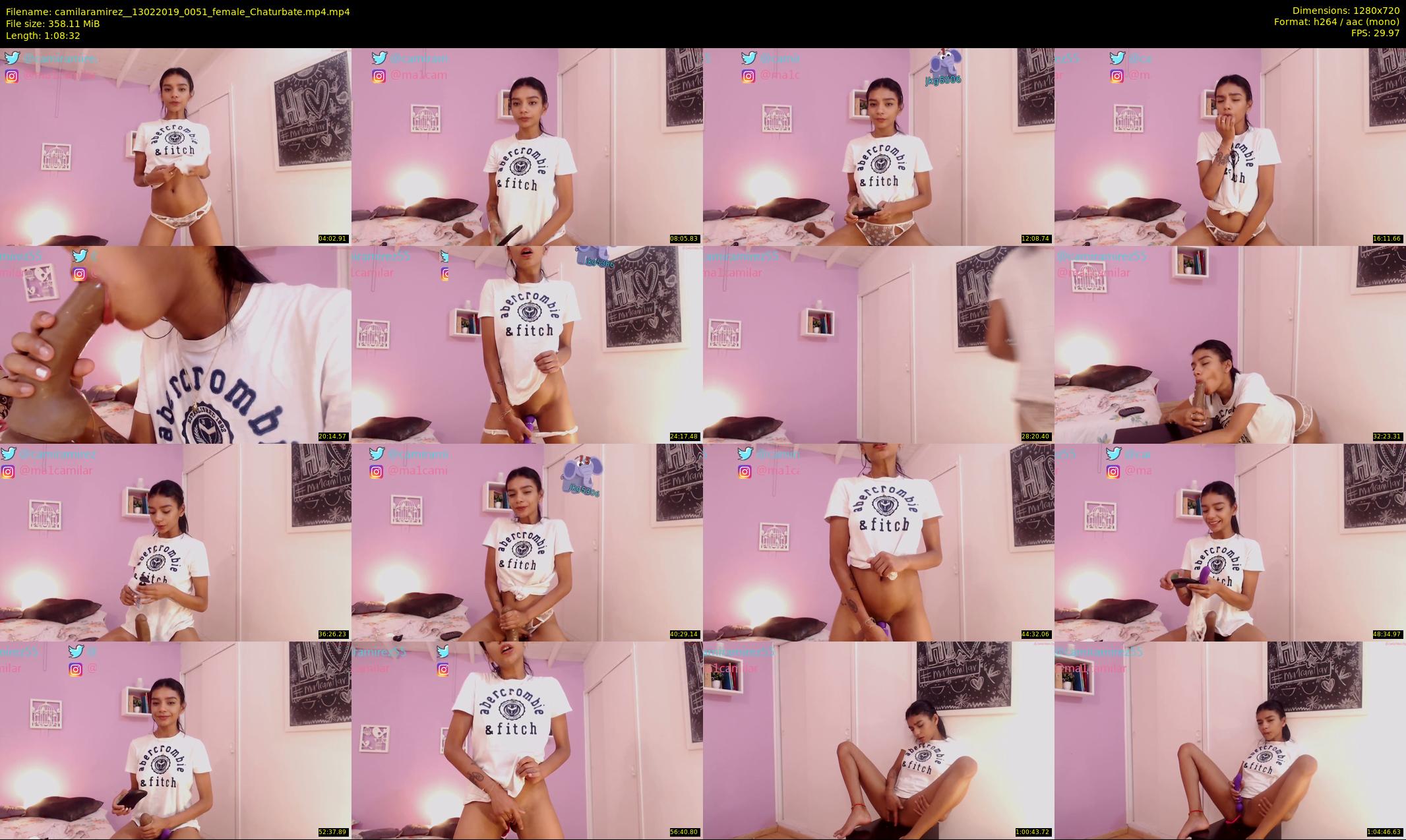 camilaramirez_ — 69 minute Chaturbate female cam show recording, 720p, Feb 13, 2019
