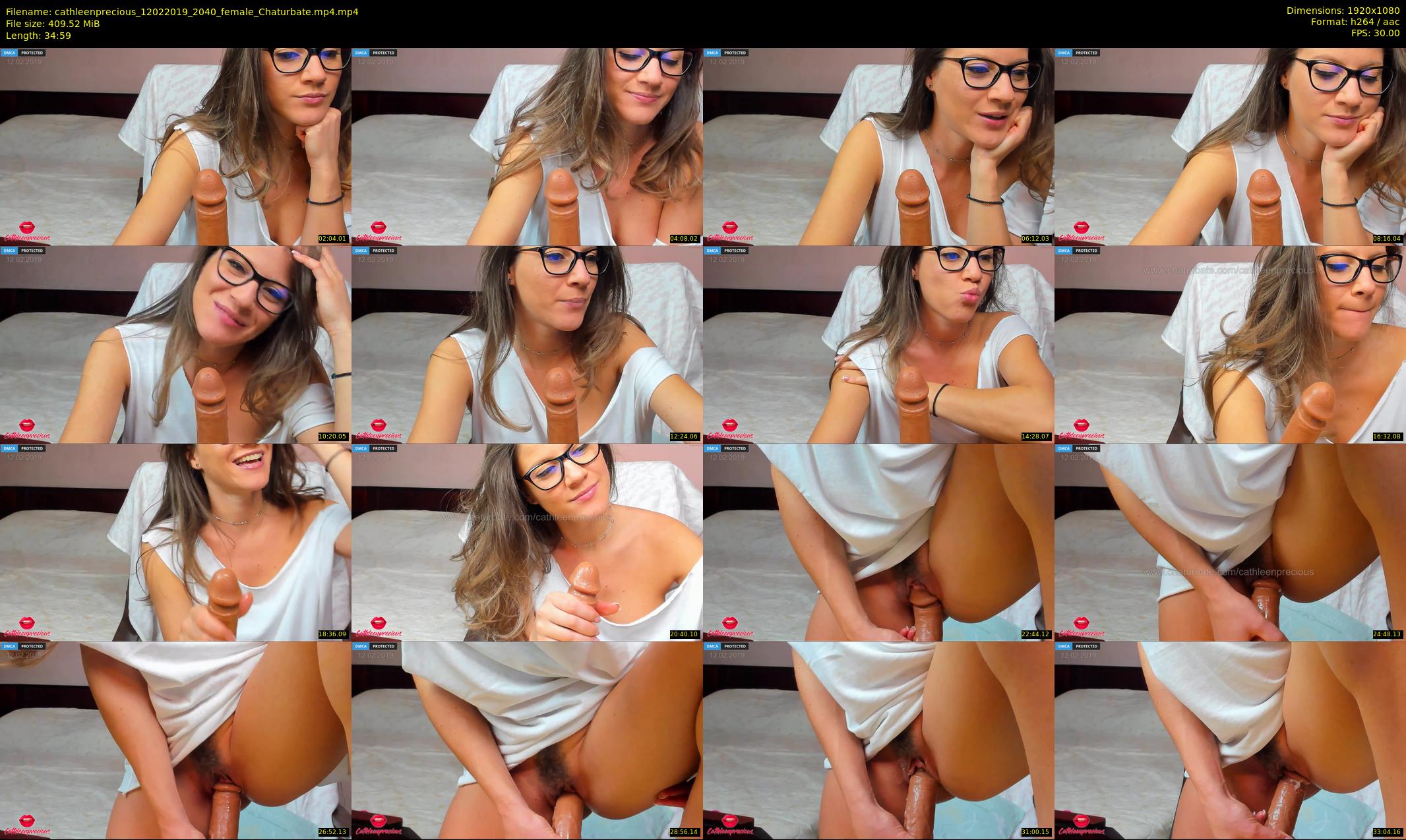 cathleenprecious — 35 minute Chaturbate female cam show recording, 1080p, Feb 12, 2019