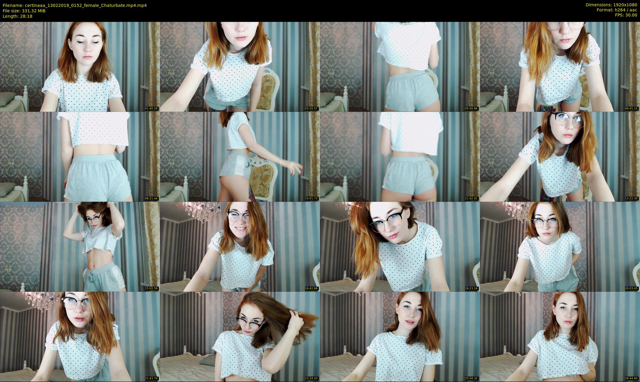 certinaaa — 29 minute Chaturbate female cam show recording, 1080p, Feb 13, 2019
