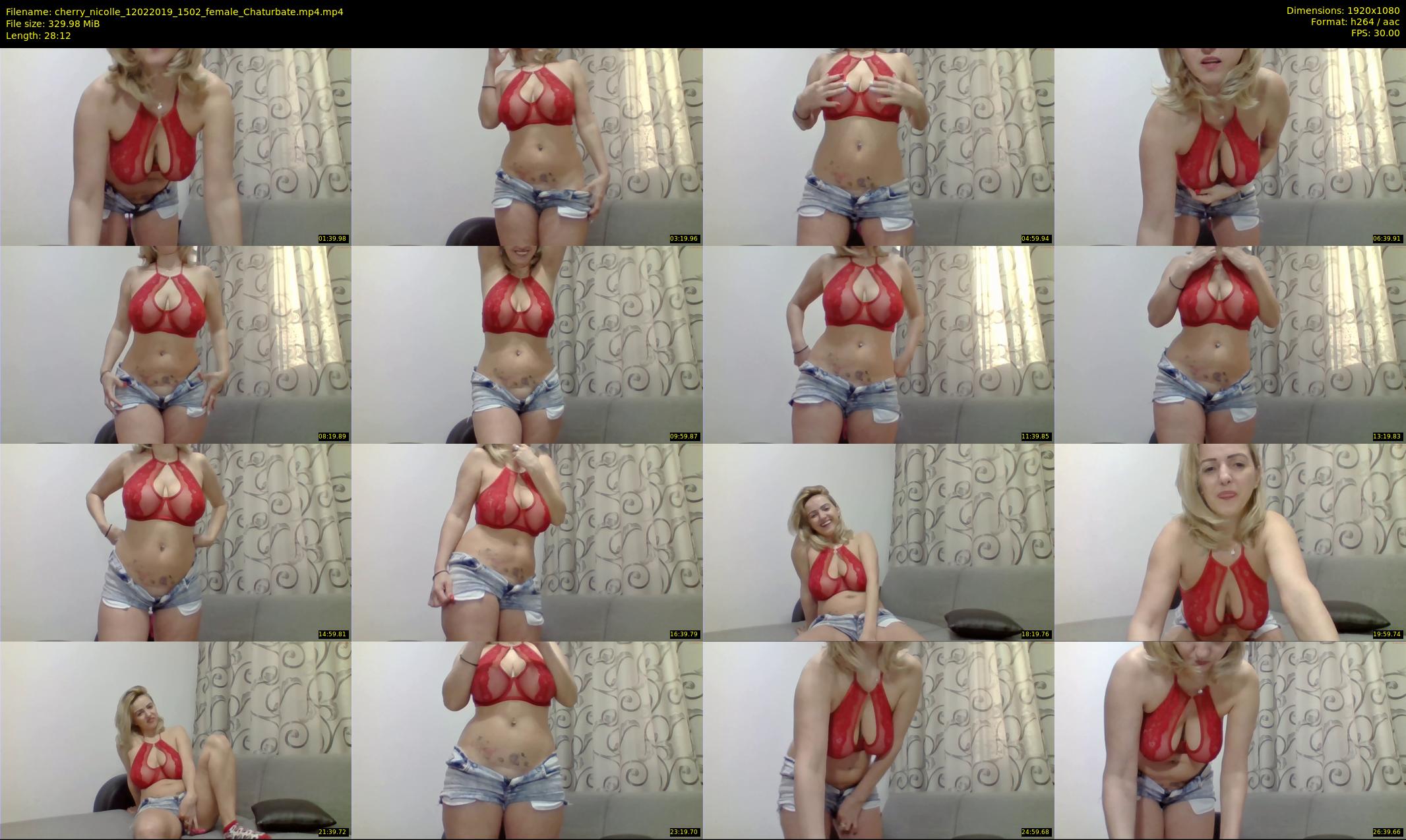 cherry_nicolle — 29 minute Chaturbate female cam show recording, 1080p, Feb 12, 2019