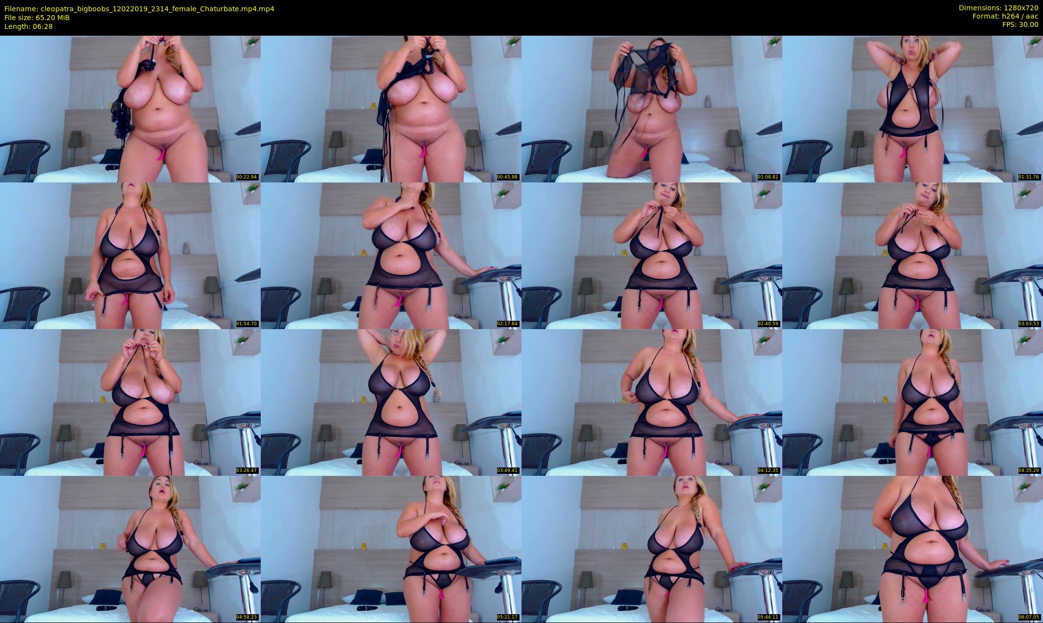 cleopatra_bigboobs — 7 minute Chaturbate female cam show recording, 720p, Feb 12, 2019
