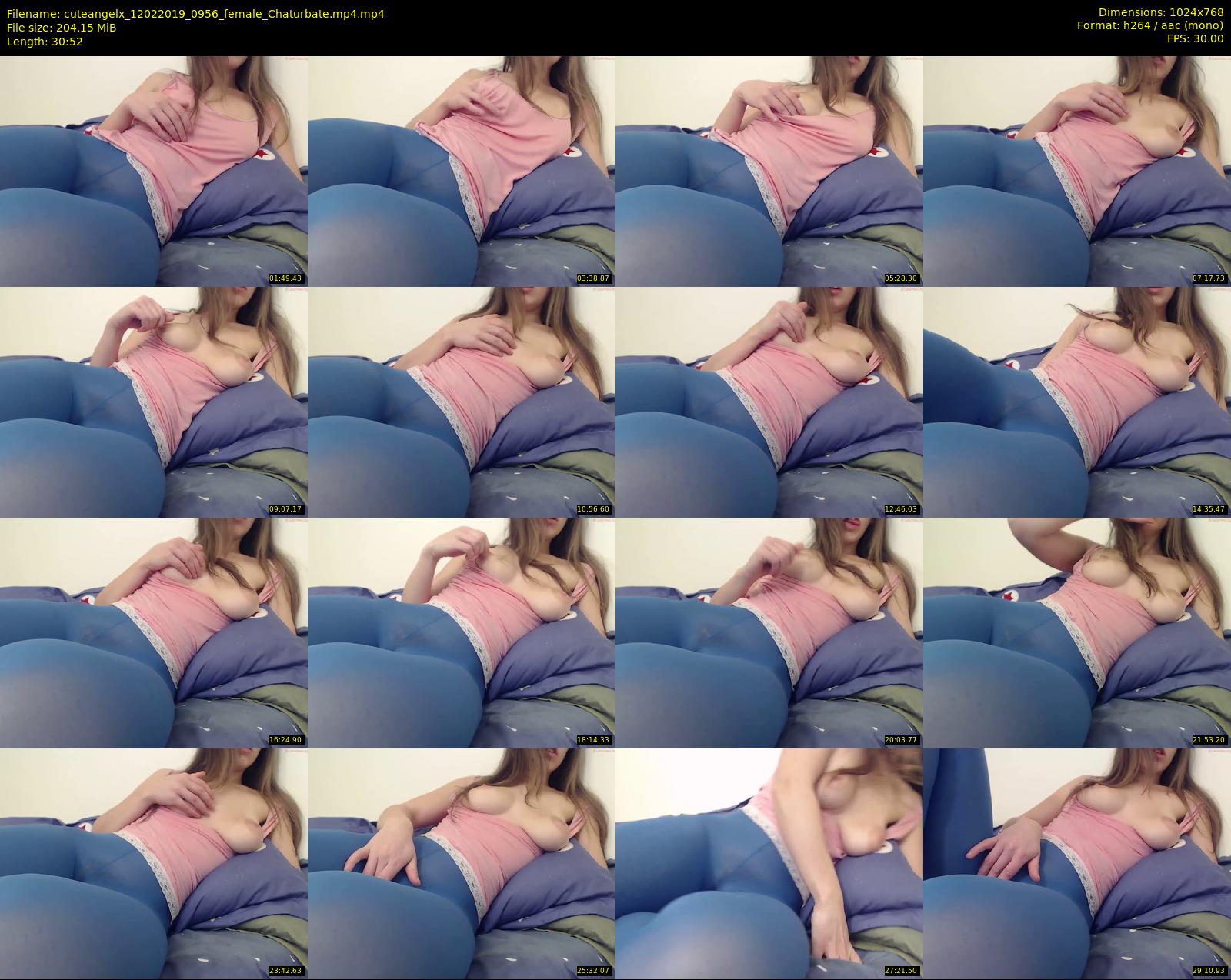cuteangelx — 31 minute Chaturbate female cam show recording, 720p, Feb 12, 2019