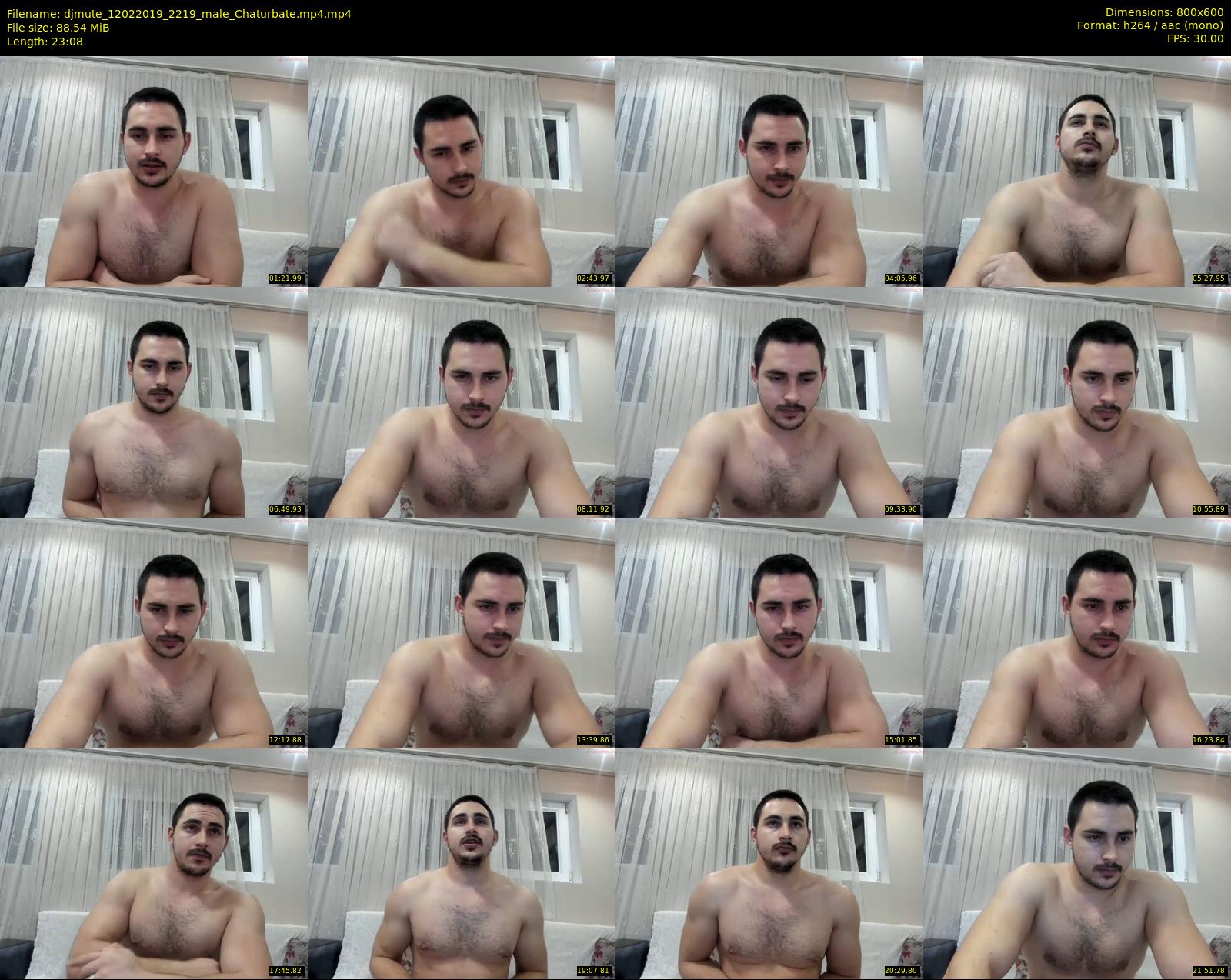 djmute — 24 minute Chaturbate male cam show recording, 480p, Feb 12, 2019