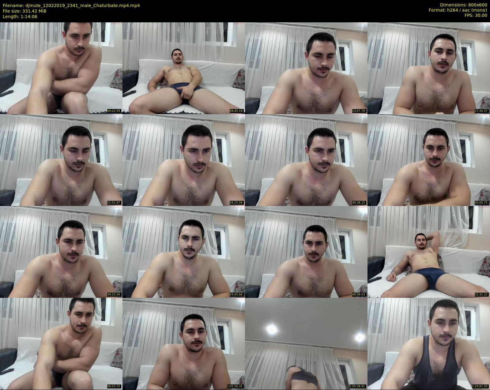 djmute — 75 minute Chaturbate male cam show recording, 480p, Feb 12, 2019