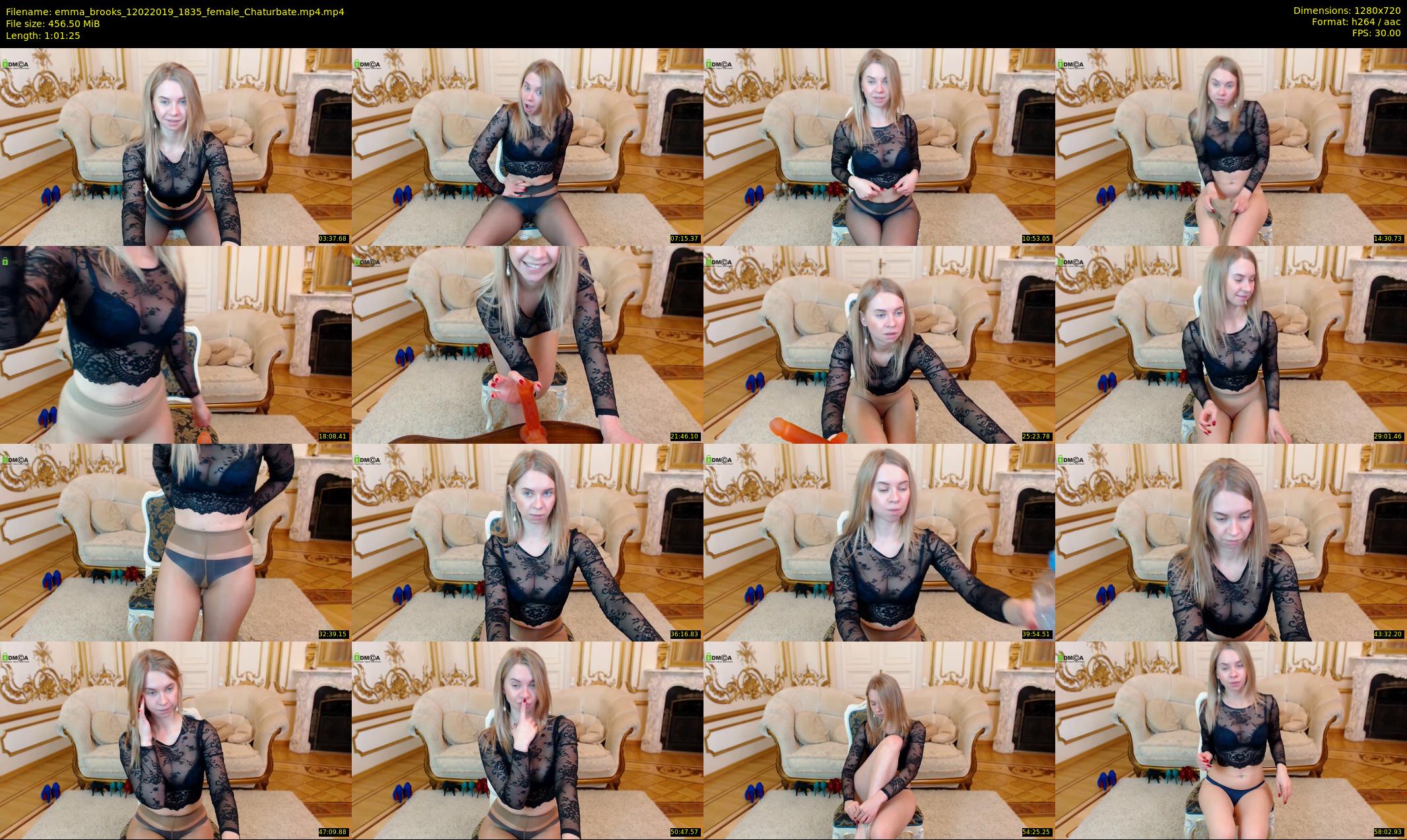 emma_brooks — 62 minute Chaturbate female cam show recording, 720p, Feb 12, 2019