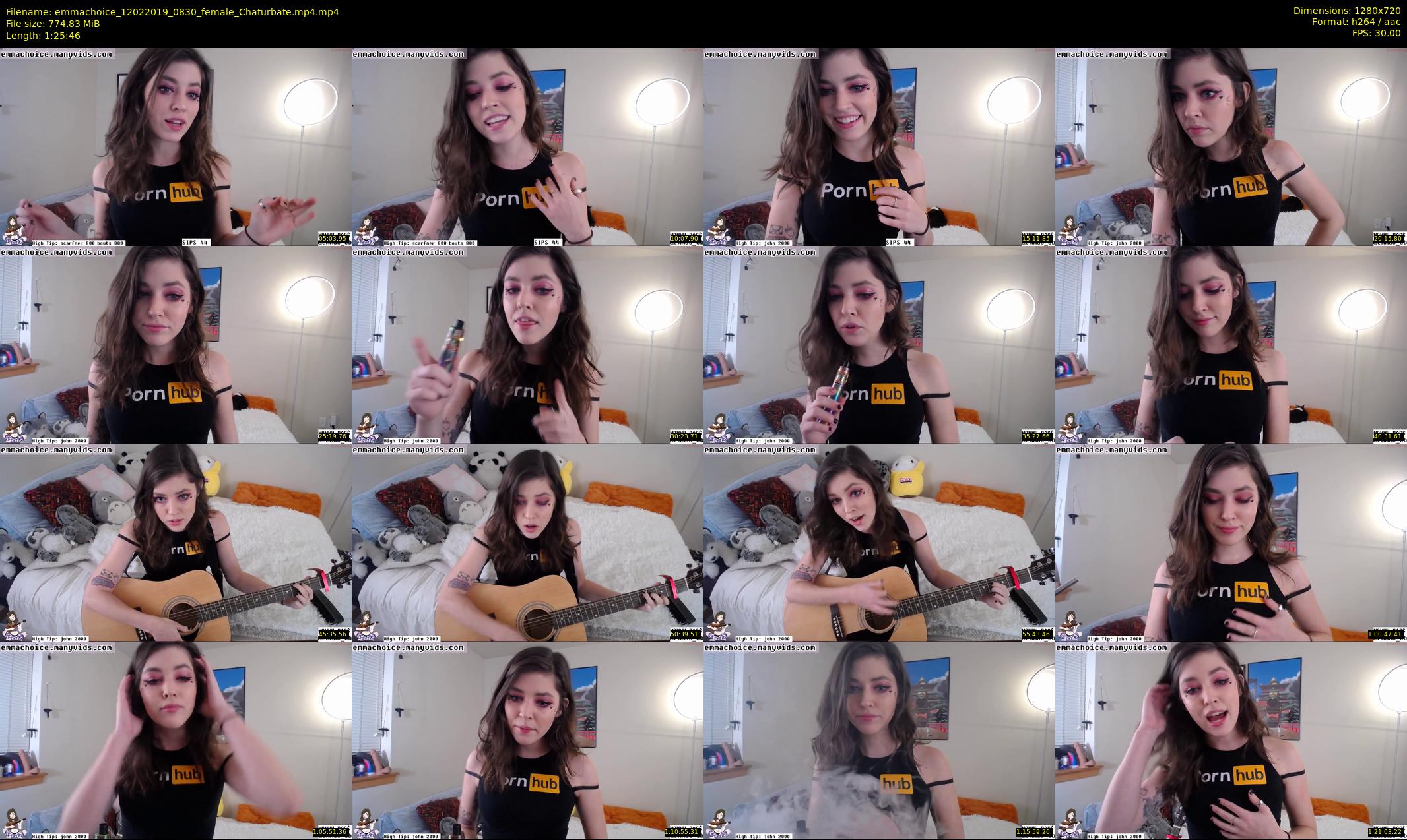 emmachoice — 86 minute Chaturbate female cam show recording, 720p, Feb 12, 2019