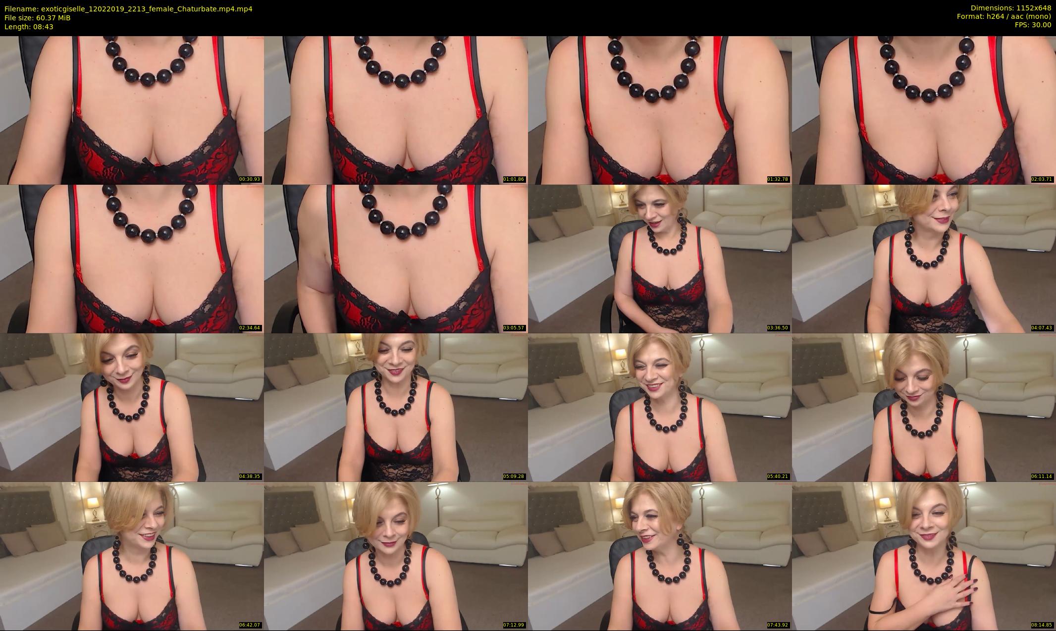 exoticgiselle — 9 minute Chaturbate female cam show recording, 480p, Feb 12, 2019