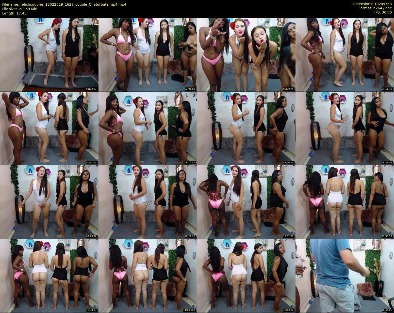 fetishcouples — 18 minute Chaturbate couple cam show recording, 720p, Feb 12, 2019