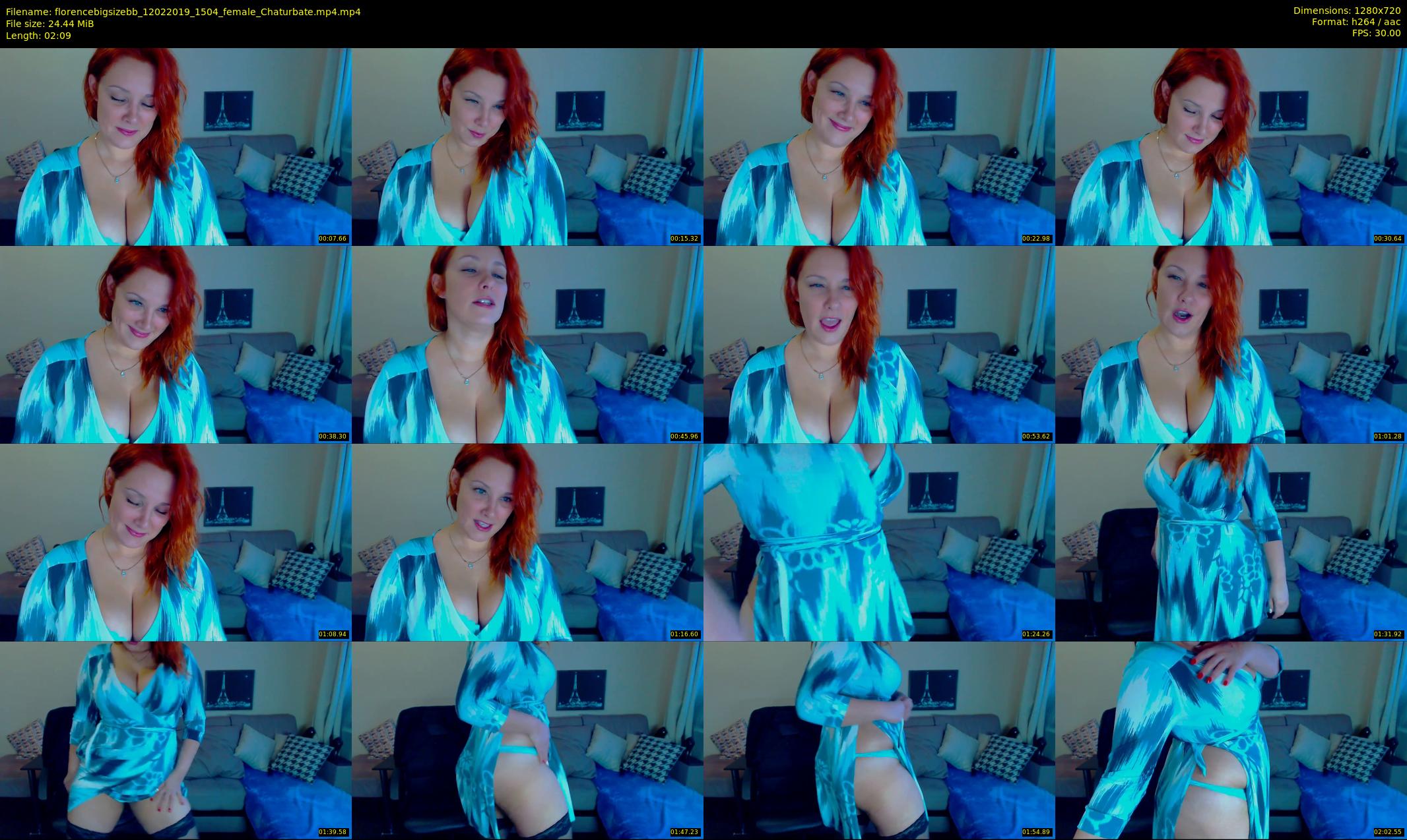 florencebigsizebb — 3 minute Chaturbate female cam show recording, 720p, Feb 12, 2019