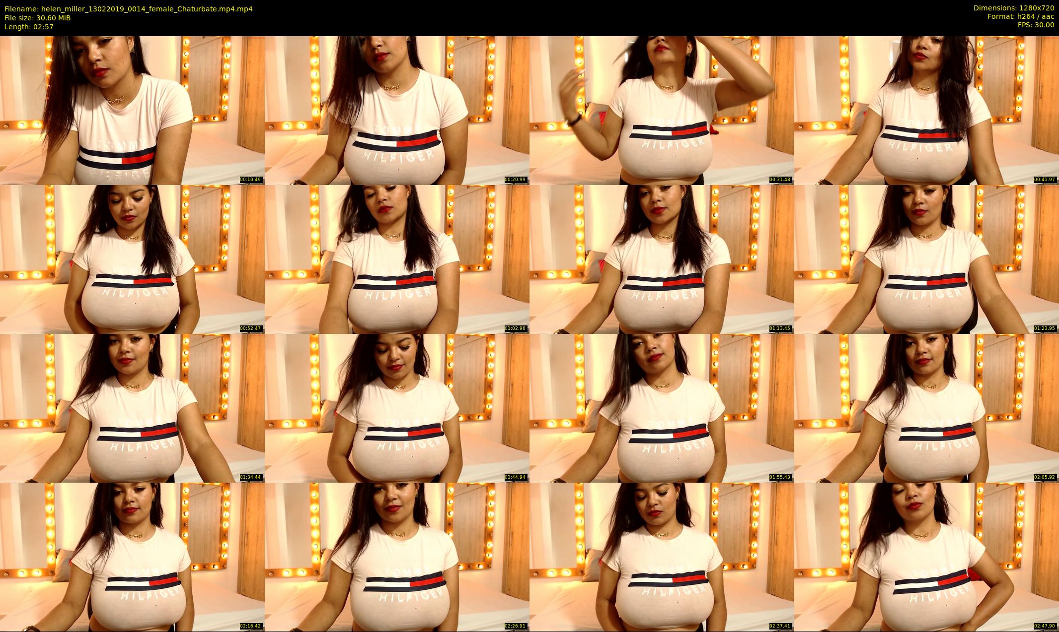 helen_miller — 3 minute Chaturbate female cam show recording, 720p, Feb 13, 2019