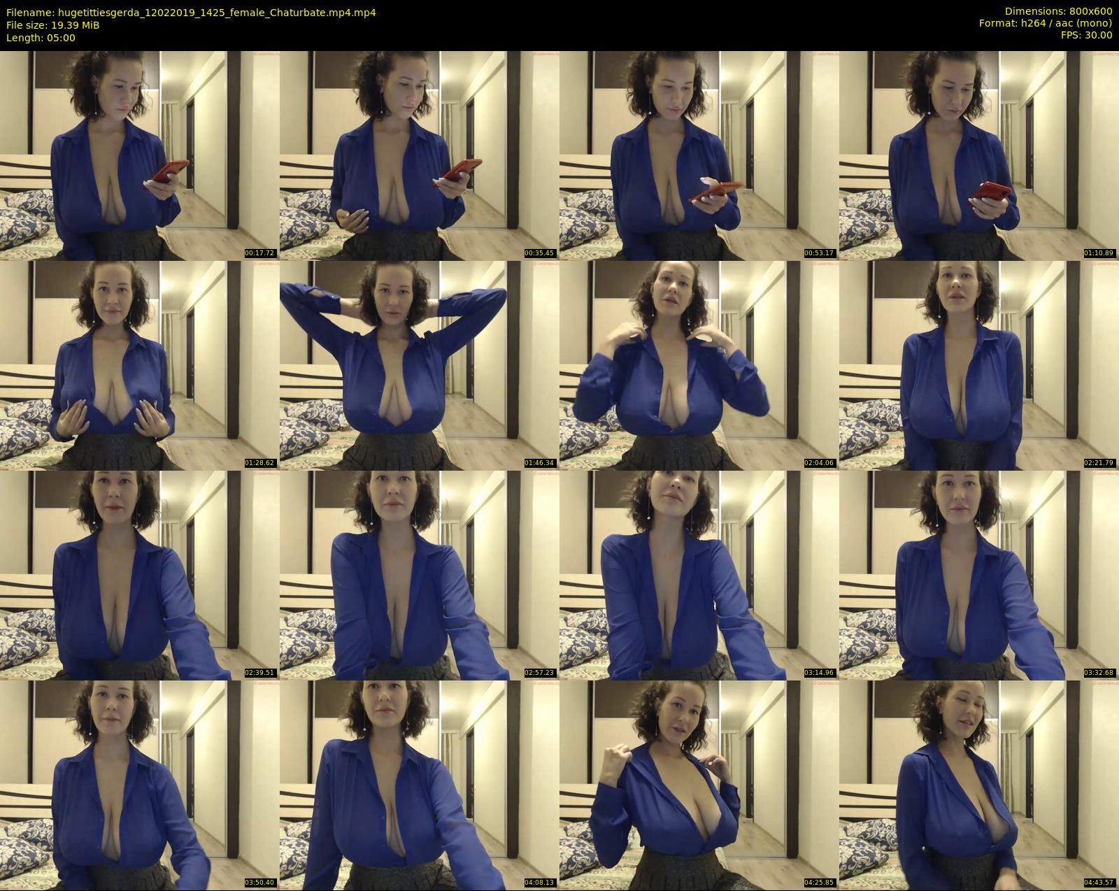 hugetittiesgerda — 5 minute Chaturbate female cam show recording, 480p, Feb 12, 2019