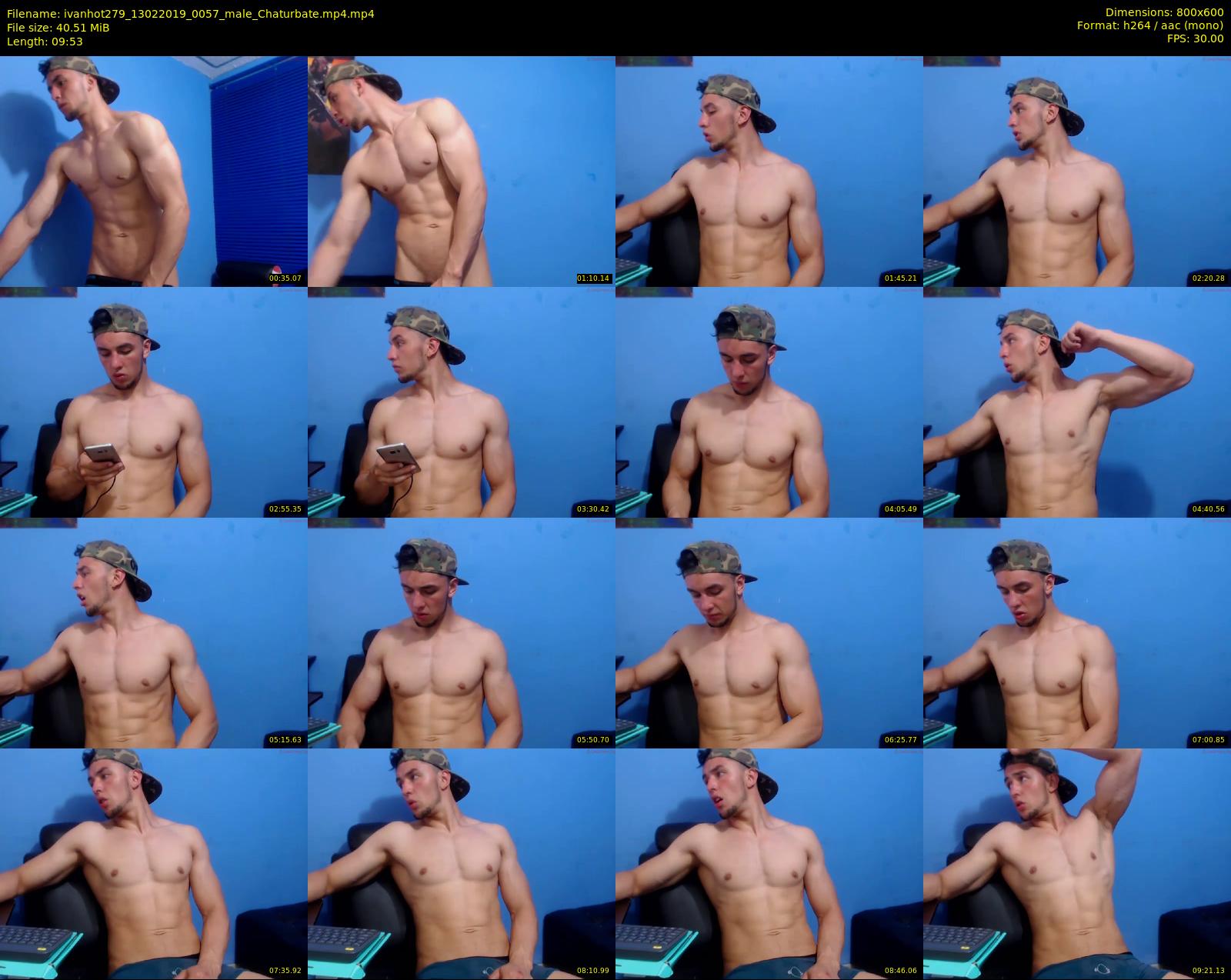ivanhot279 — 10 minute Chaturbate male cam show recording, 480p, Feb 13, 2019