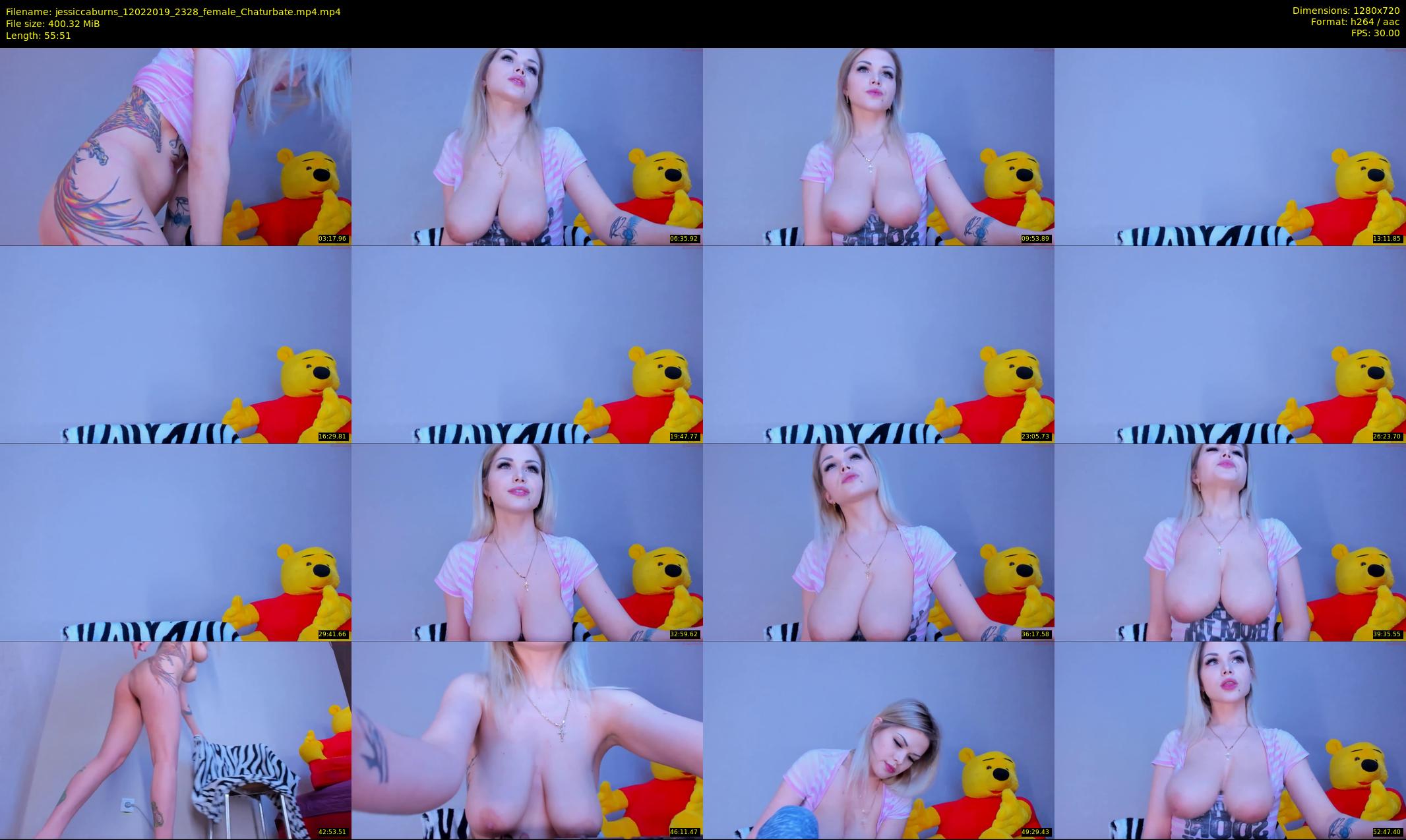 jessiccaburns — 56 minute Chaturbate female cam show recording, 720p, Feb 12, 2019