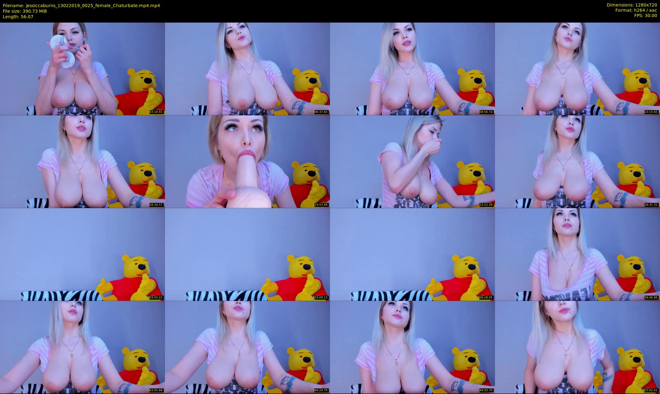 jessiccaburns — 57 minute Chaturbate female cam show recording, 720p, Feb 13, 2019