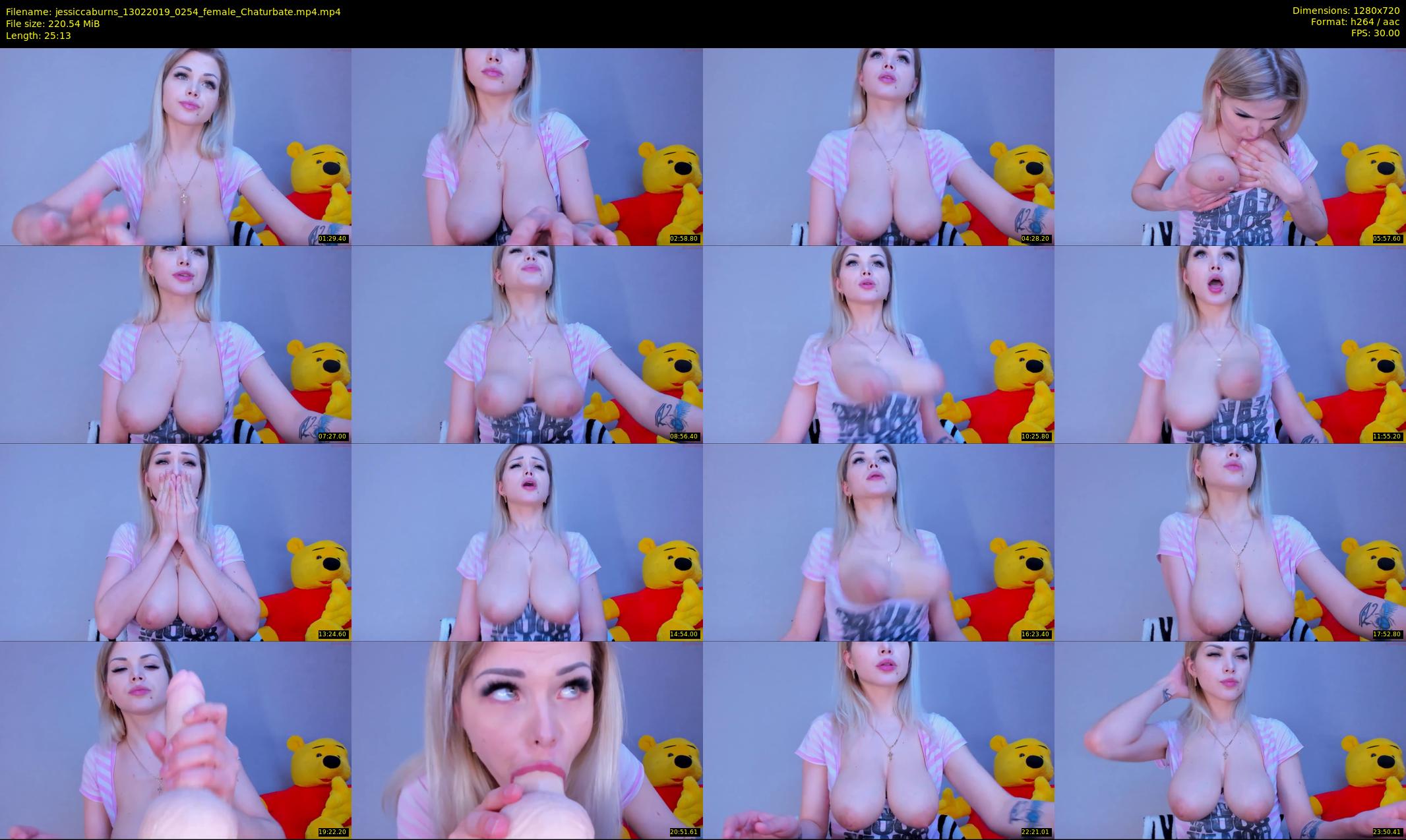 jessiccaburns — 26 minute Chaturbate female cam show recording, 720p, Feb 13, 2019