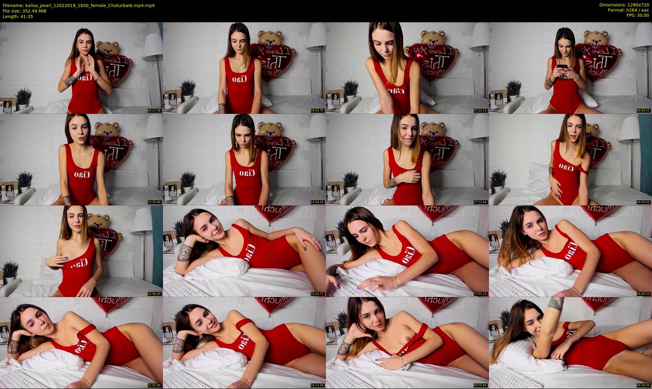 kalisa_pearl — 42 minute Chaturbate female cam show recording, 720p, Feb 12, 2019