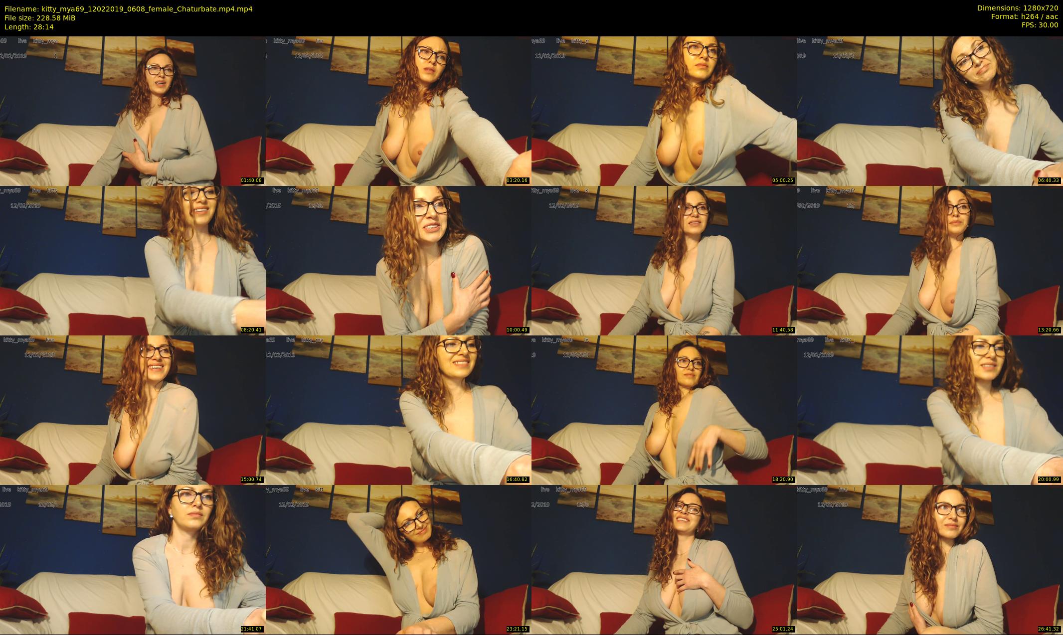 kitty_mya69 — 29 minute Chaturbate female cam show recording, 720p, Feb 12, 2019